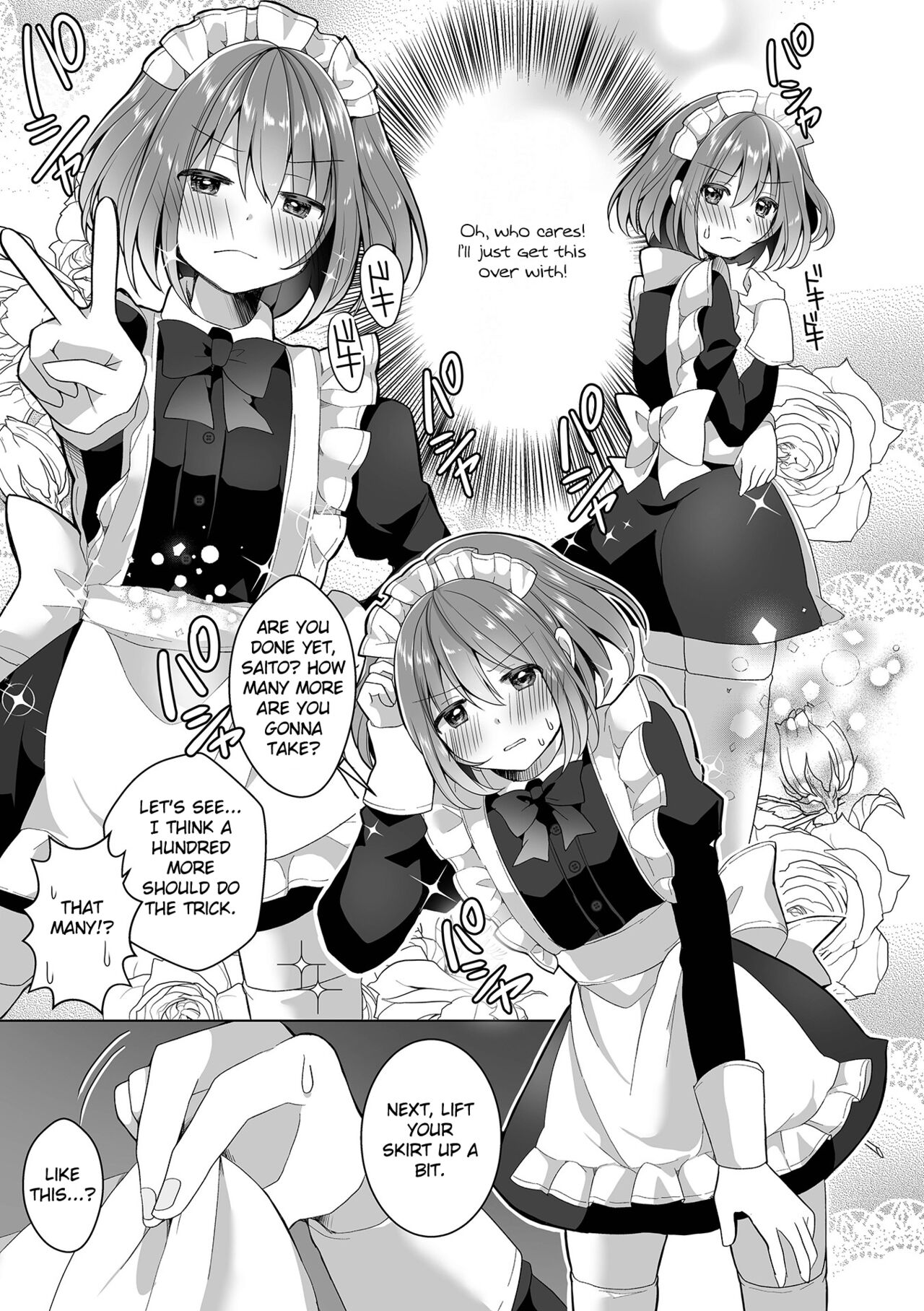 Dressed as a Maid for Breaking His Phone page 3
