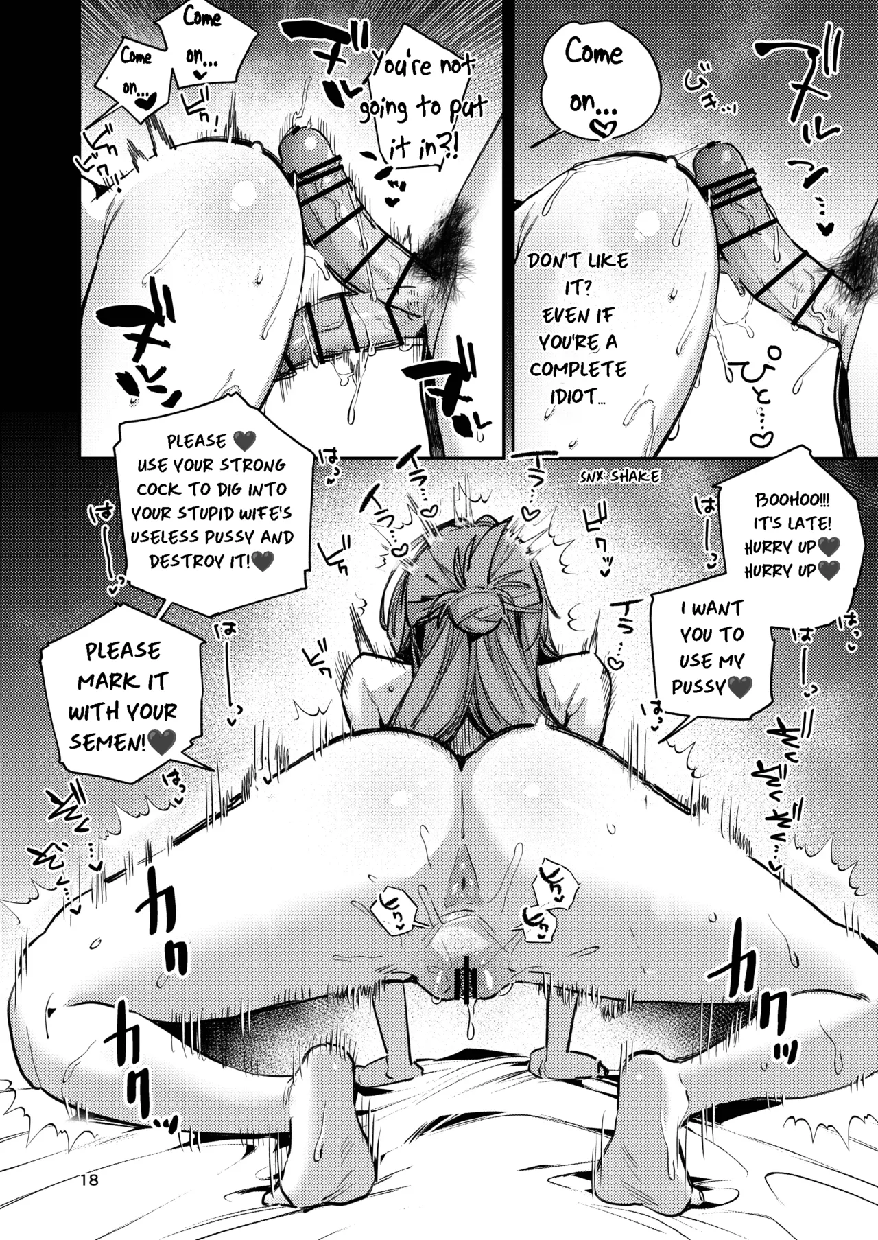 Dumb wife, re-education. page 18