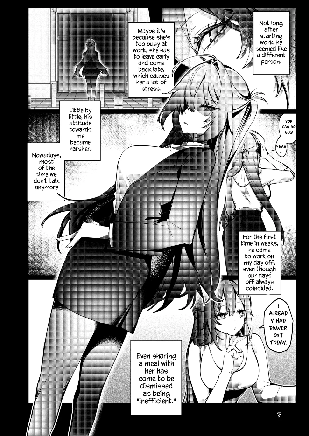 Dumb wife, re-education. page 7