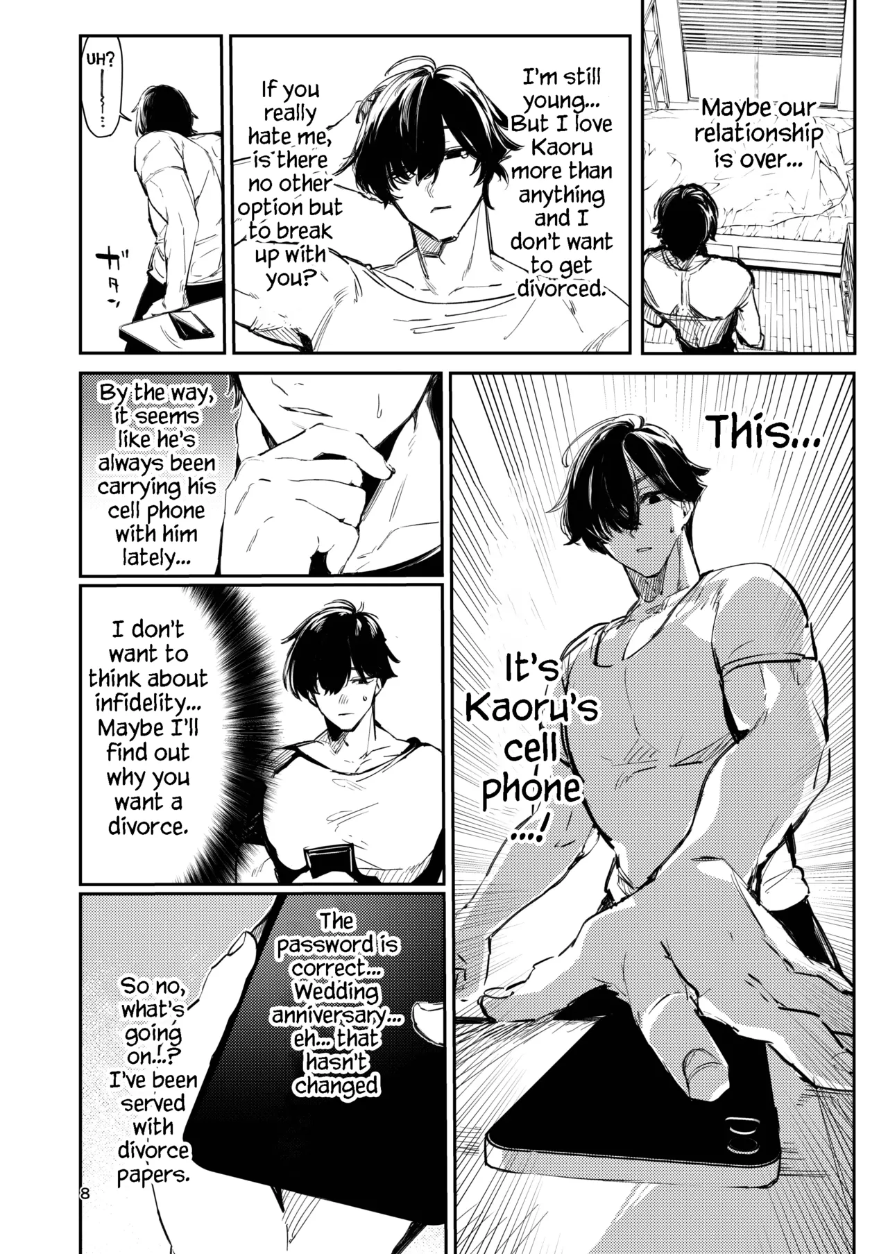 Dumb wife, re-education. page 8