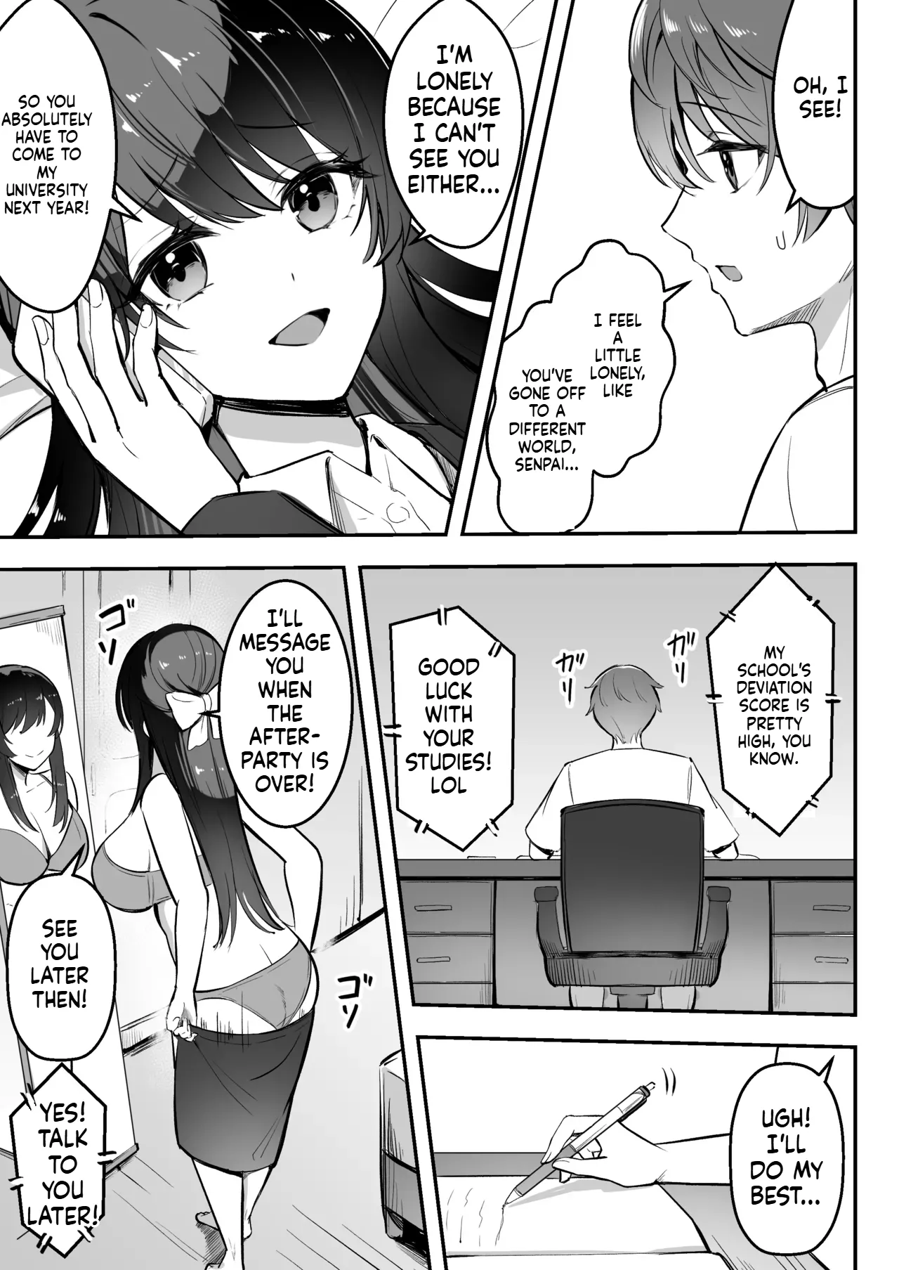 During our long-distance relationship, my older girlfriend, whom I’m proud of, was living a yarisā (sex-circle) sexual lifestyle. page 10