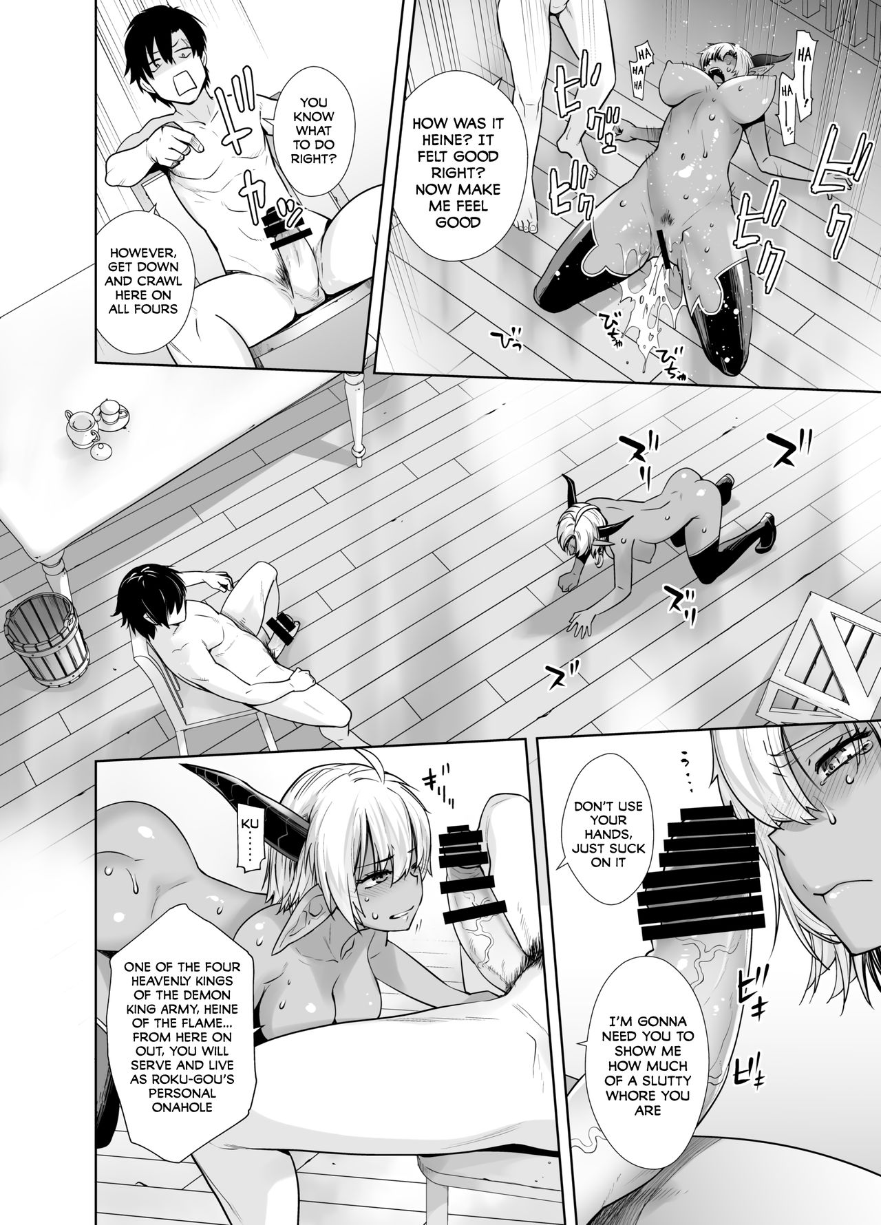 Earning Evil Points against a Dark-Skinned Female! page 11