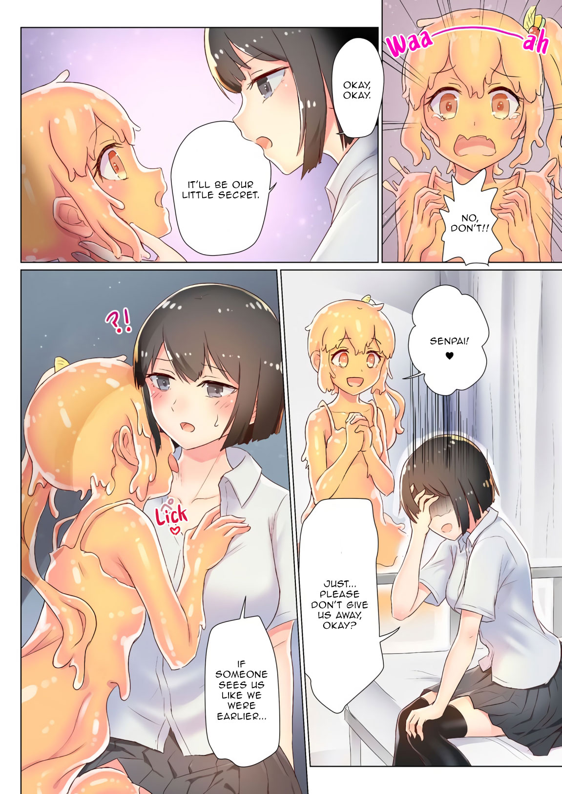 Eat me, Senpai! ~The Gelatin Girl and the Thick, Lewd Nectar~ page 12