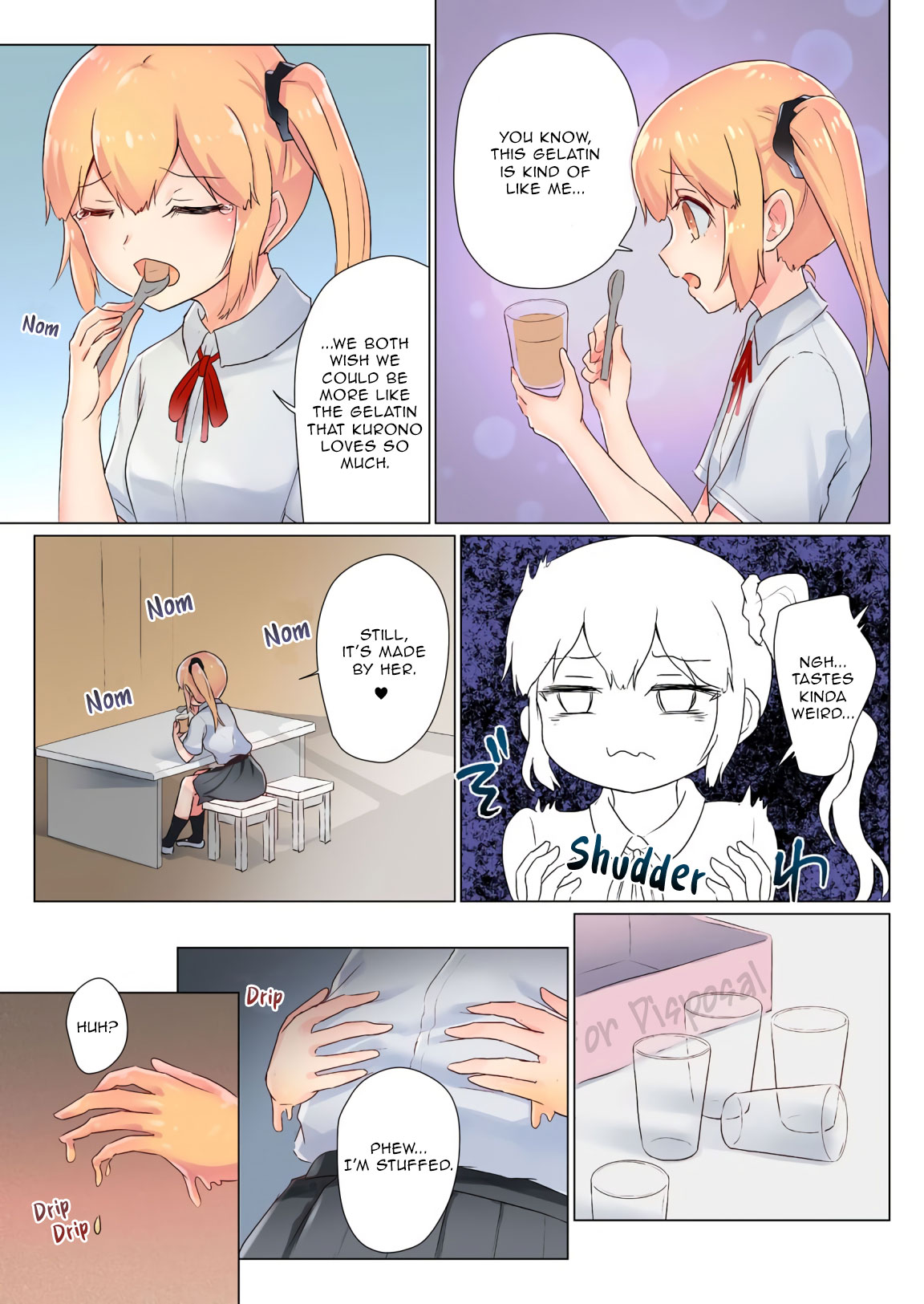 Eat me, Senpai! ~The Gelatin Girl and the Thick, Lewd Nectar~ page 8