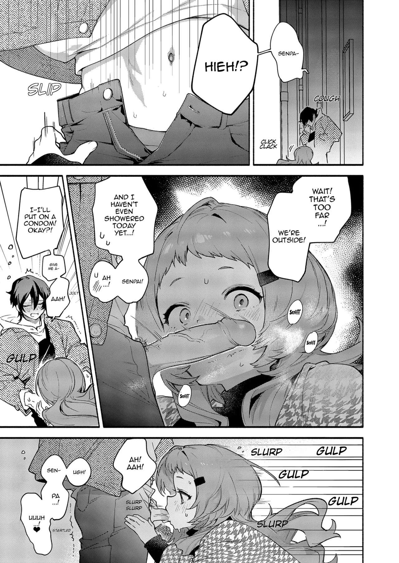 Eaten By Mako-senpai ~Falling To A Tiny But Huge Sadist Senpai~ page 11