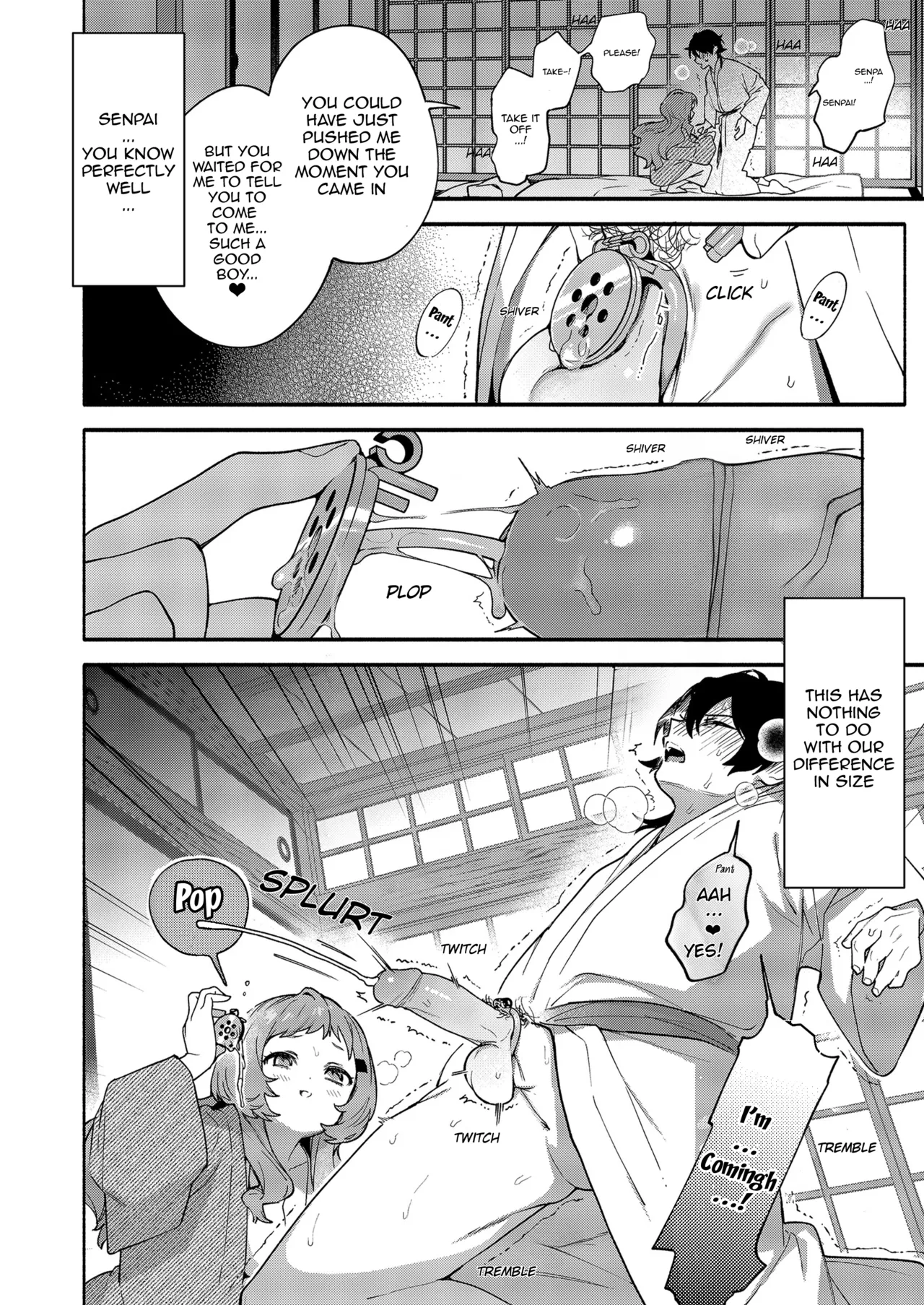 Eaten By Mako-senpai ~Falling To A Tiny But Huge Sadist Senpai~ page 30