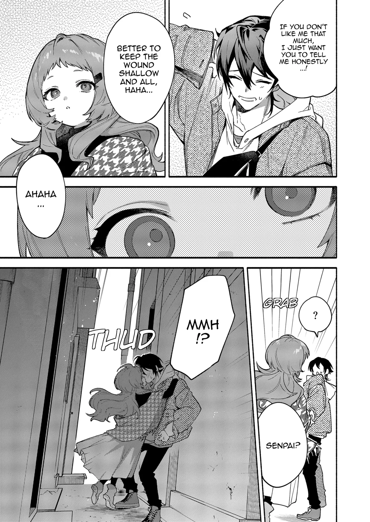 Eaten By Mako-senpai ~Falling To A Tiny But Huge Sadist Senpai~ page 9