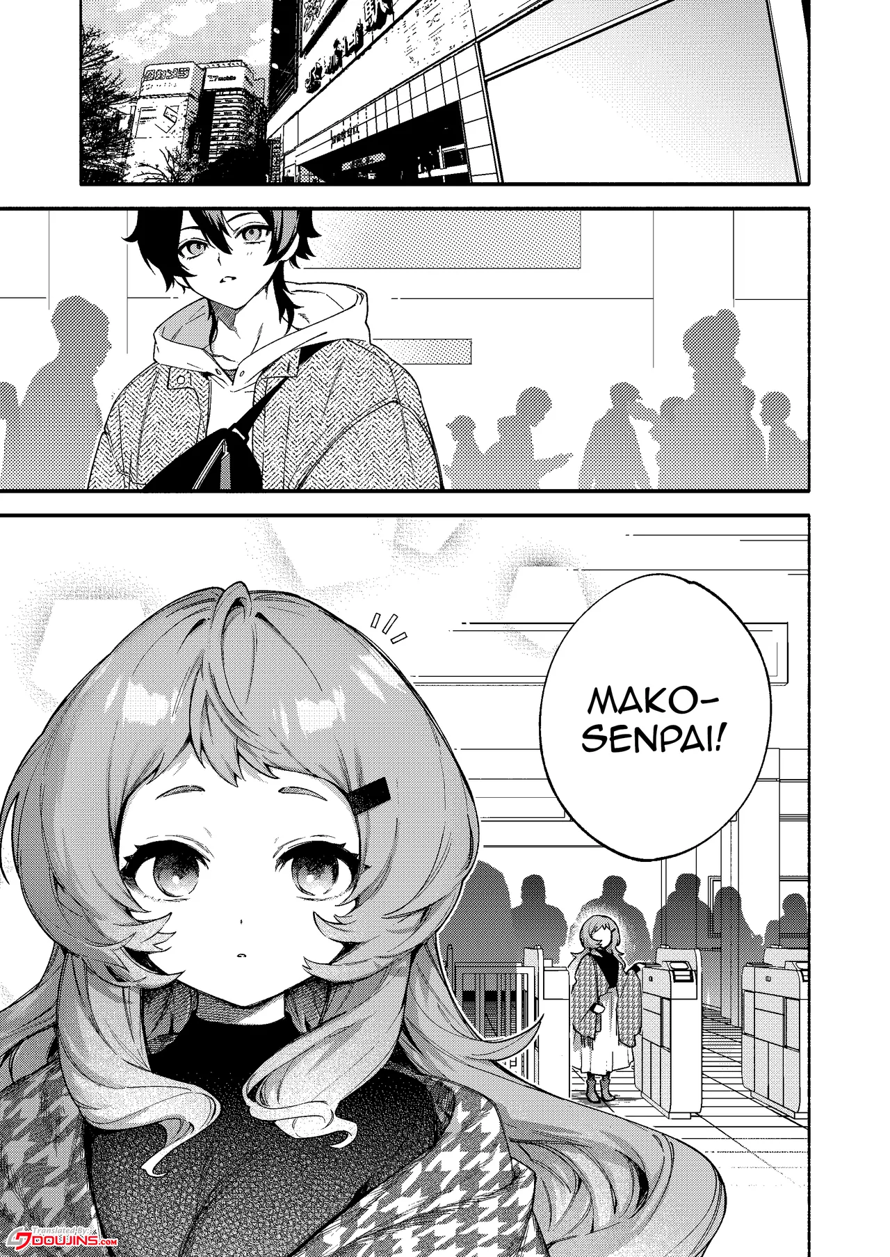 Eaten By Mako-senpai ~Falling To A Tiny But Huge Sadist Senpai~ page 3
