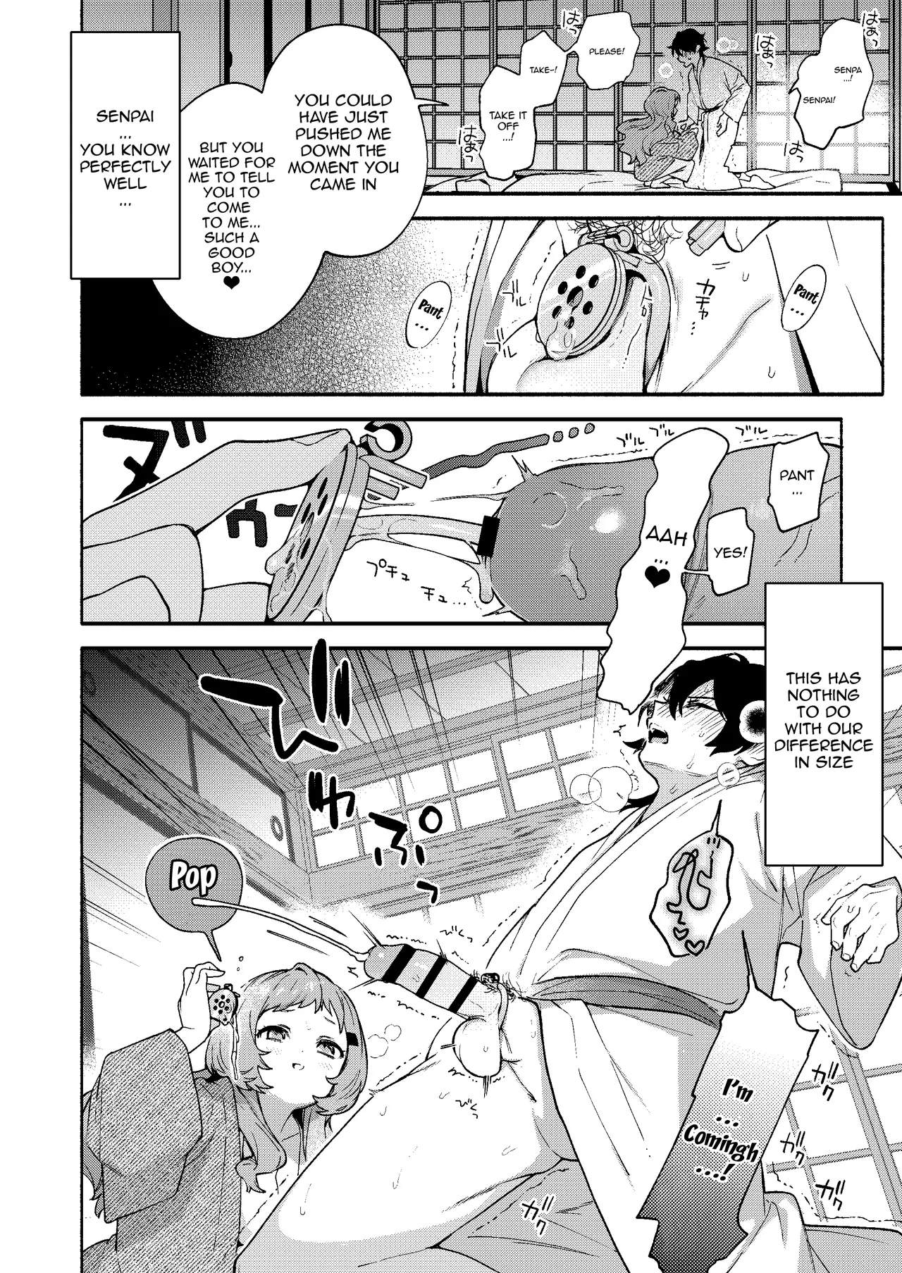 Eaten By Mako-senpai ~Falling To A Tiny But Huge Sadist Senpai~ page 30