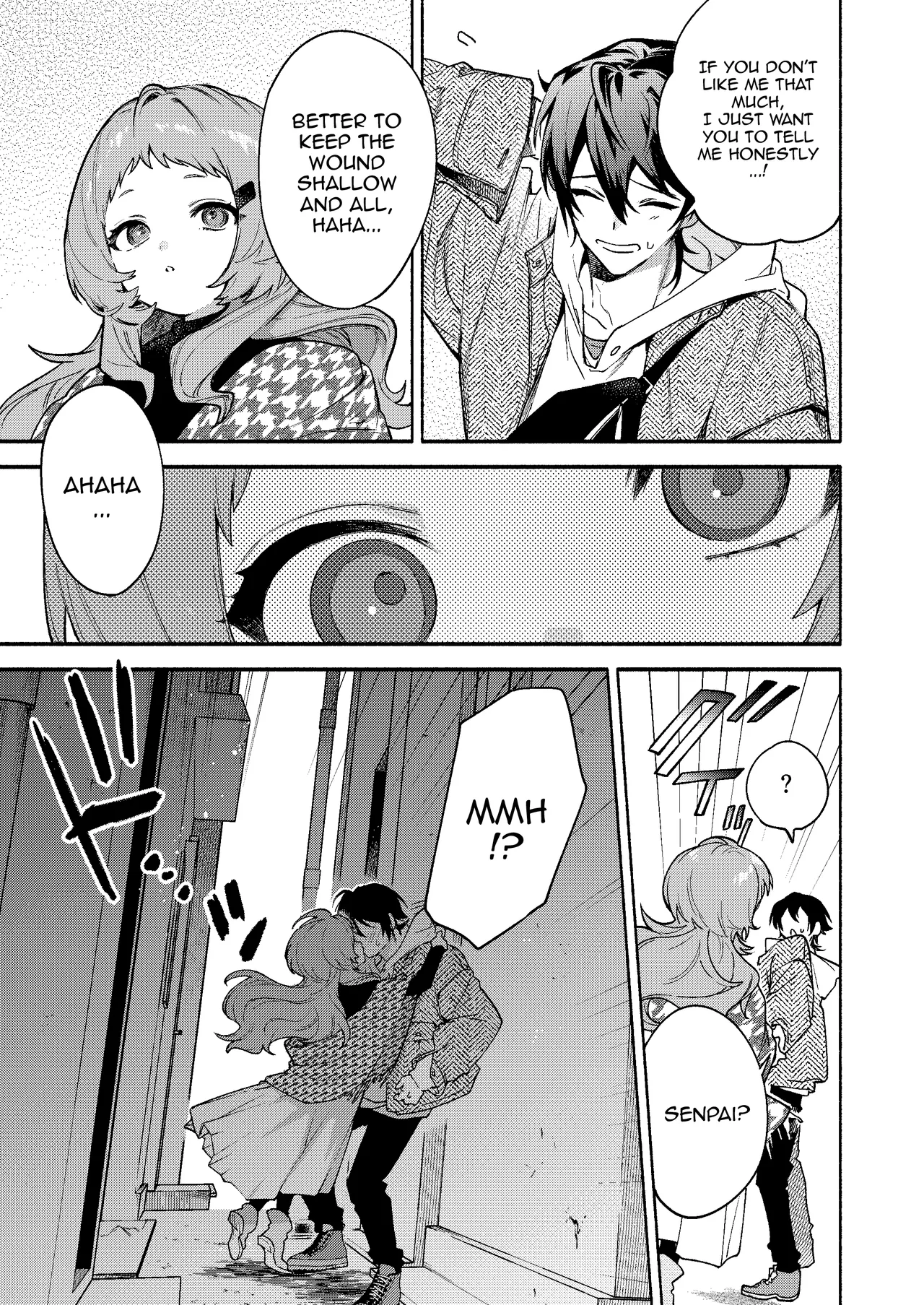 Eaten By Mako-senpai ~Falling To A Tiny But Huge Sadist Senpai~ page 9
