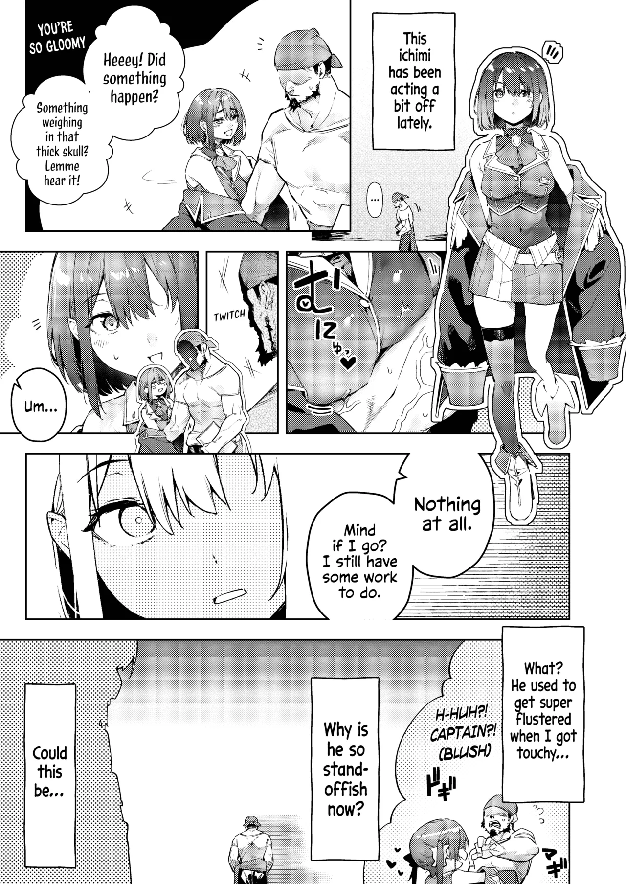 Eating Marine's Sweet & Fluffy Omurice By Force?! page 2
