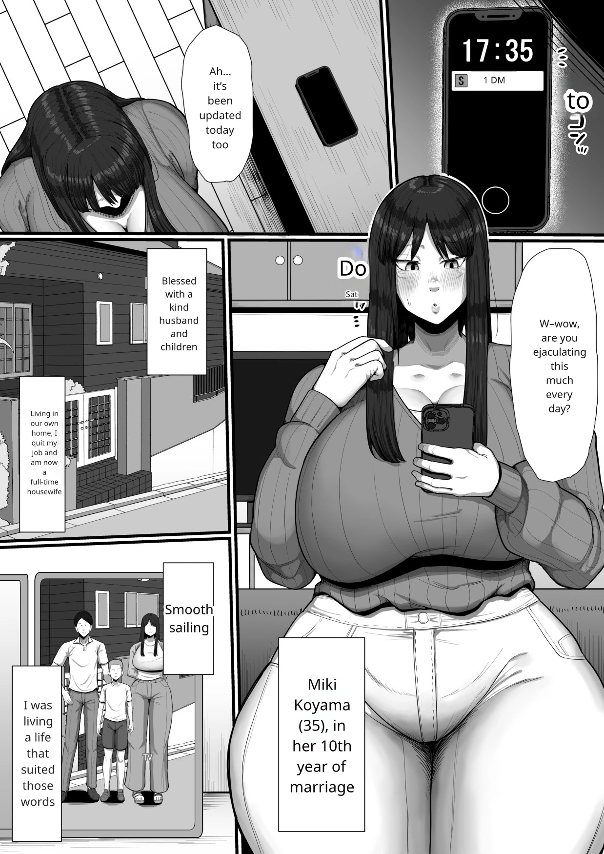 [Ebi no Implant (Shrimp Cake)[ 35-sai Otameshi Uwaki Futanari Kyokon de Acme Rikon Suru made no Kiroku page 3