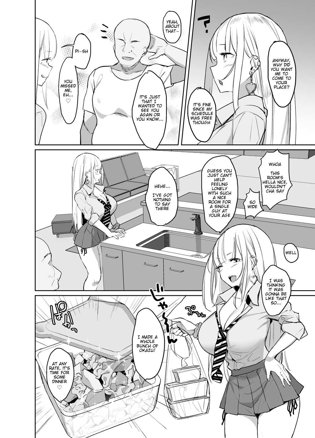 Ecchi na Gal JK ga Kyokon Zetsurin Oji-san to Pakoru Yatsu. page 3