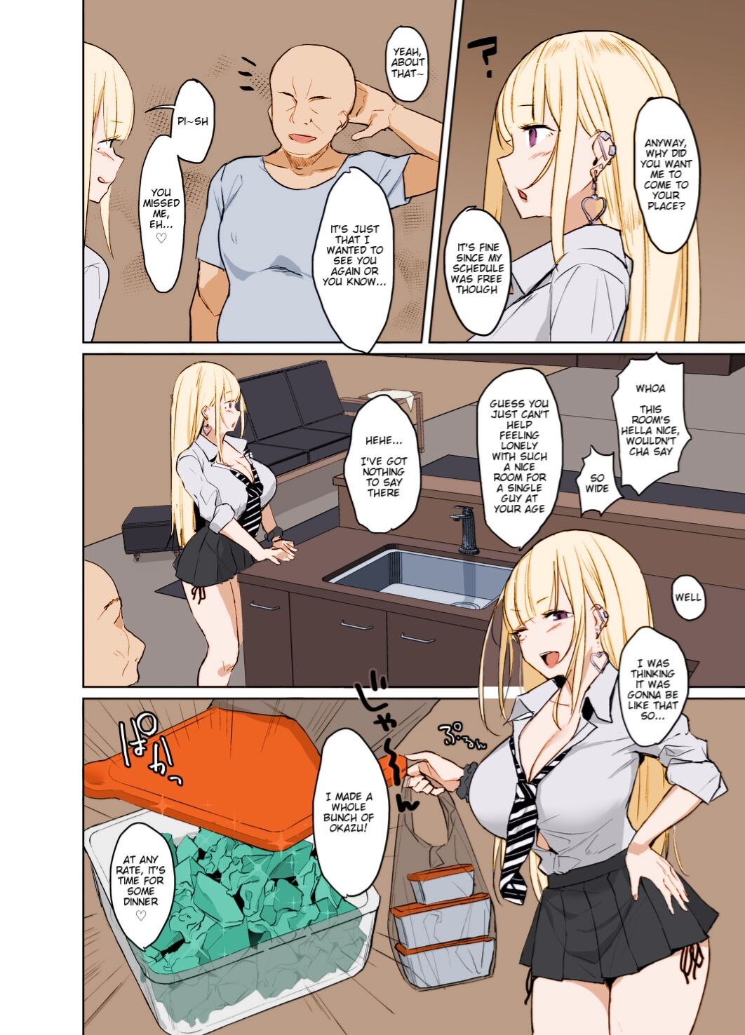 Ecchi na Gal JK ga Kyokon Zetsurin Oji-san to Pakoru Yatsu. page 3