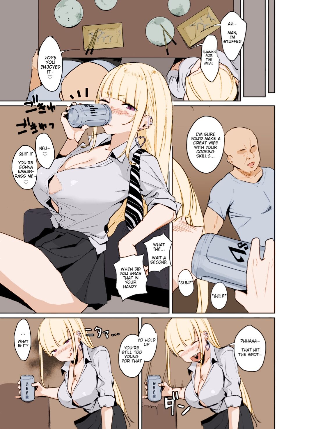 Ecchi na Gal JK ga Kyokon Zetsurin Oji-san to Pakoru Yatsu. page 4