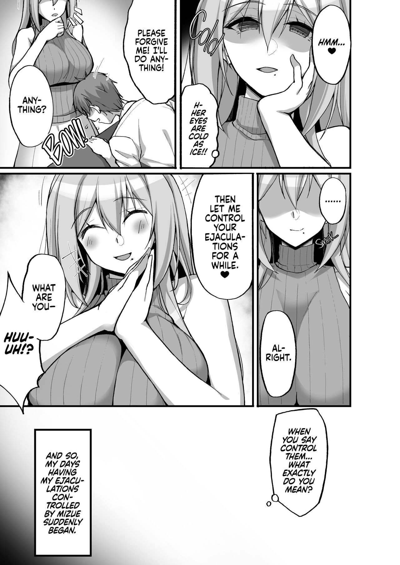 Ecchi na Onee-san wa, Suki desu ka? 3 ~Tonari no Onee-san to Ikkagetsukan, Shasei Kanri to Sakusei Seikatsu Hen~ page 10