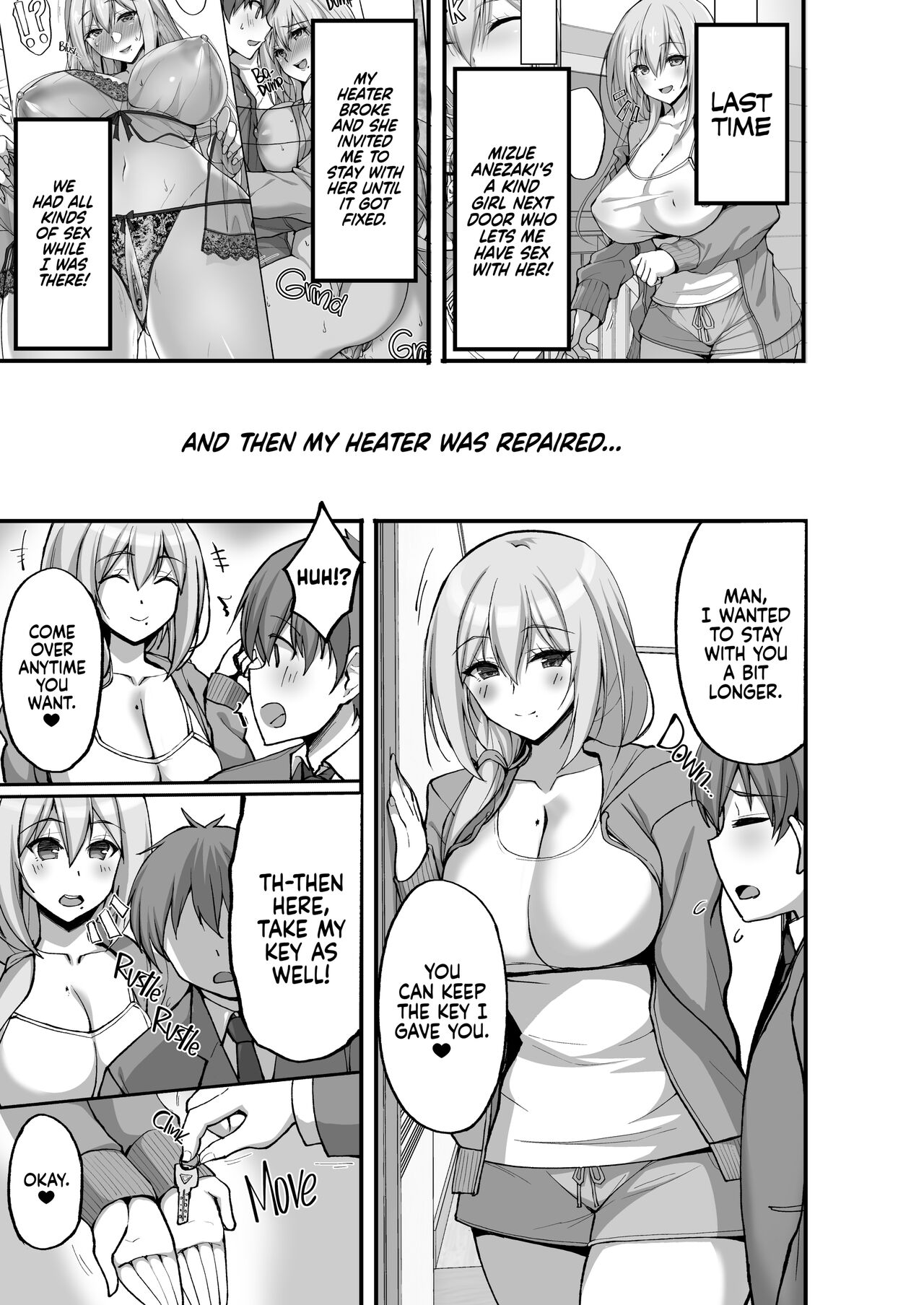 Ecchi na Onee-san wa, Suki desu ka? 3 ~Tonari no Onee-san to Ikkagetsukan, Shasei Kanri to Sakusei Seikatsu Hen~ page 2