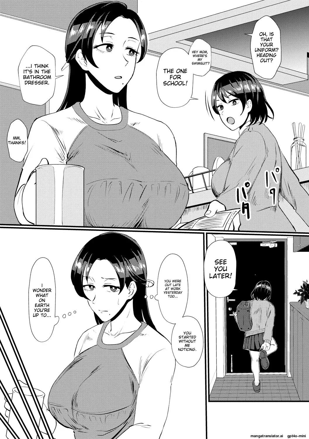 Eh!? Oyako de Seiyoku Shori Shitara Jikyuu 100 Yen Mokurerun desu ka? page 15