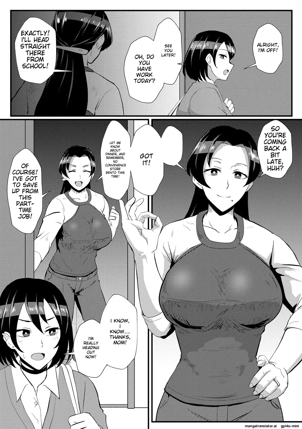 Eh!? Oyako de Seiyoku Shori Shitara Jikyuu 100 Yen Mokurerun desu ka? page 29