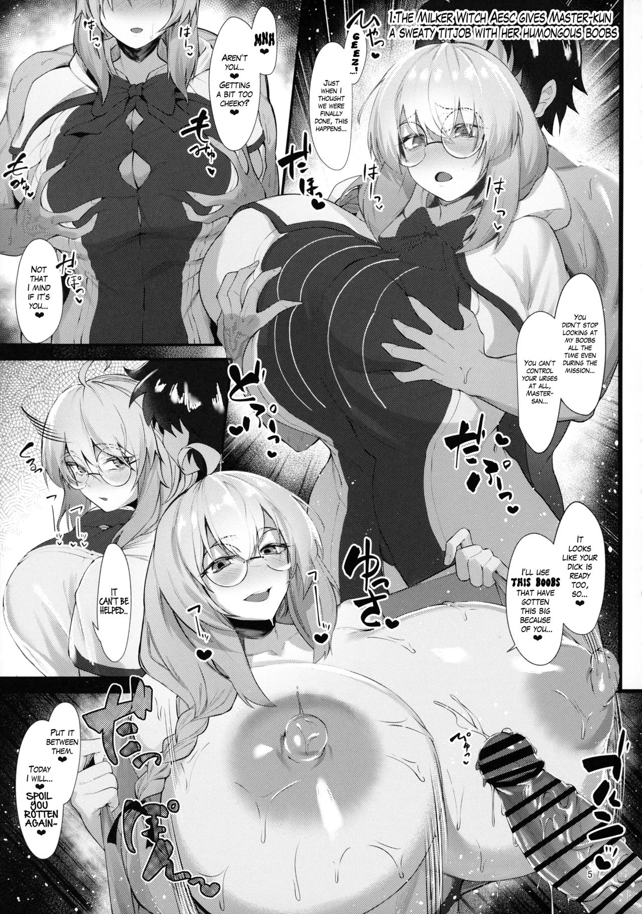 Ejaculating between these witches' bewitching breasts page 4