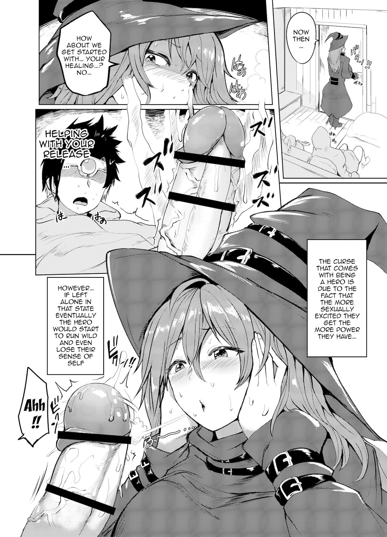 Ejaculation Control Witch And The Cursed Hero's Journey page 9