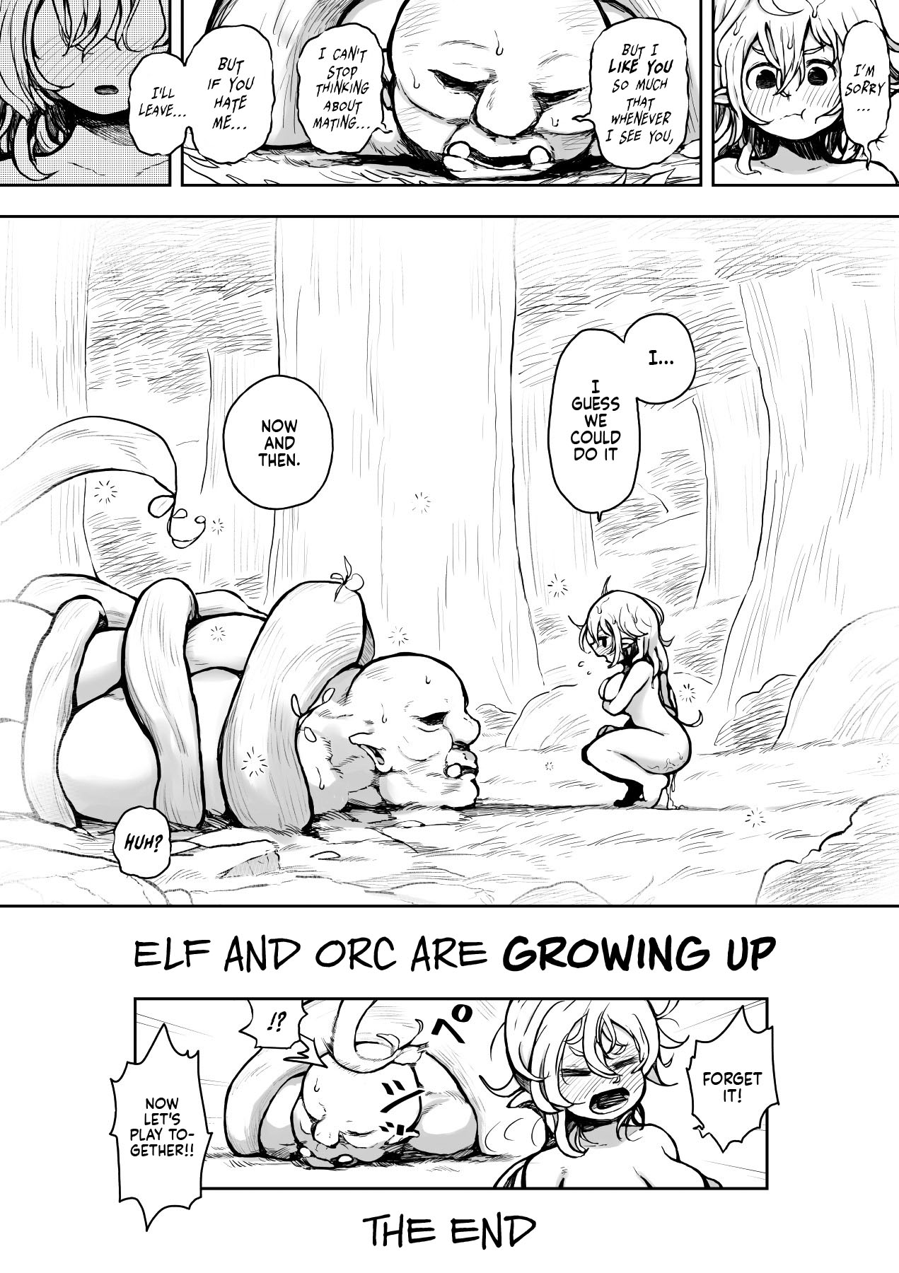 Elf And Orc Are Growing Up page 22