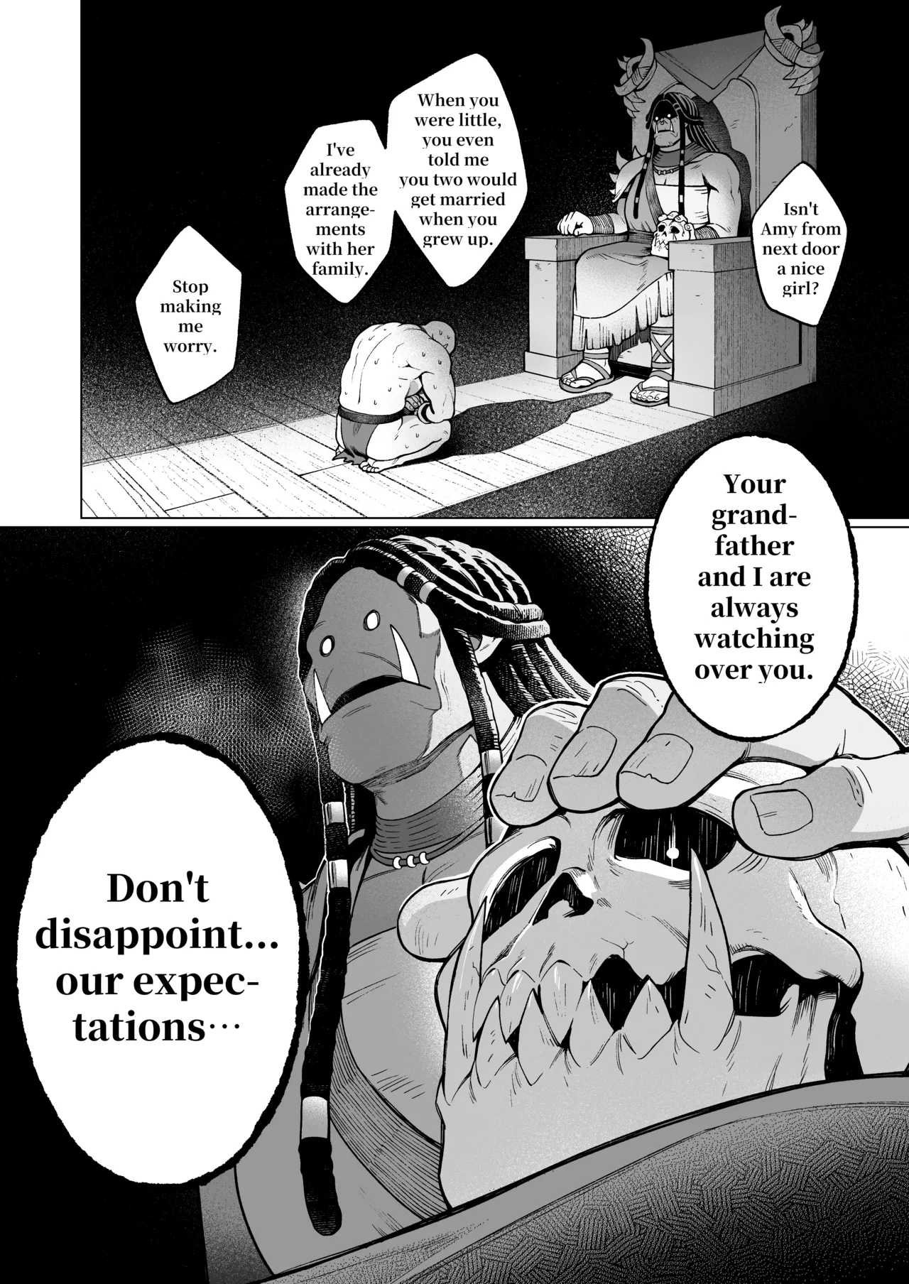 Elf Brothel Room No.3 Laycey ~A Virgin Orc Requested a Dark-Skinned Elf~ 2 page 10