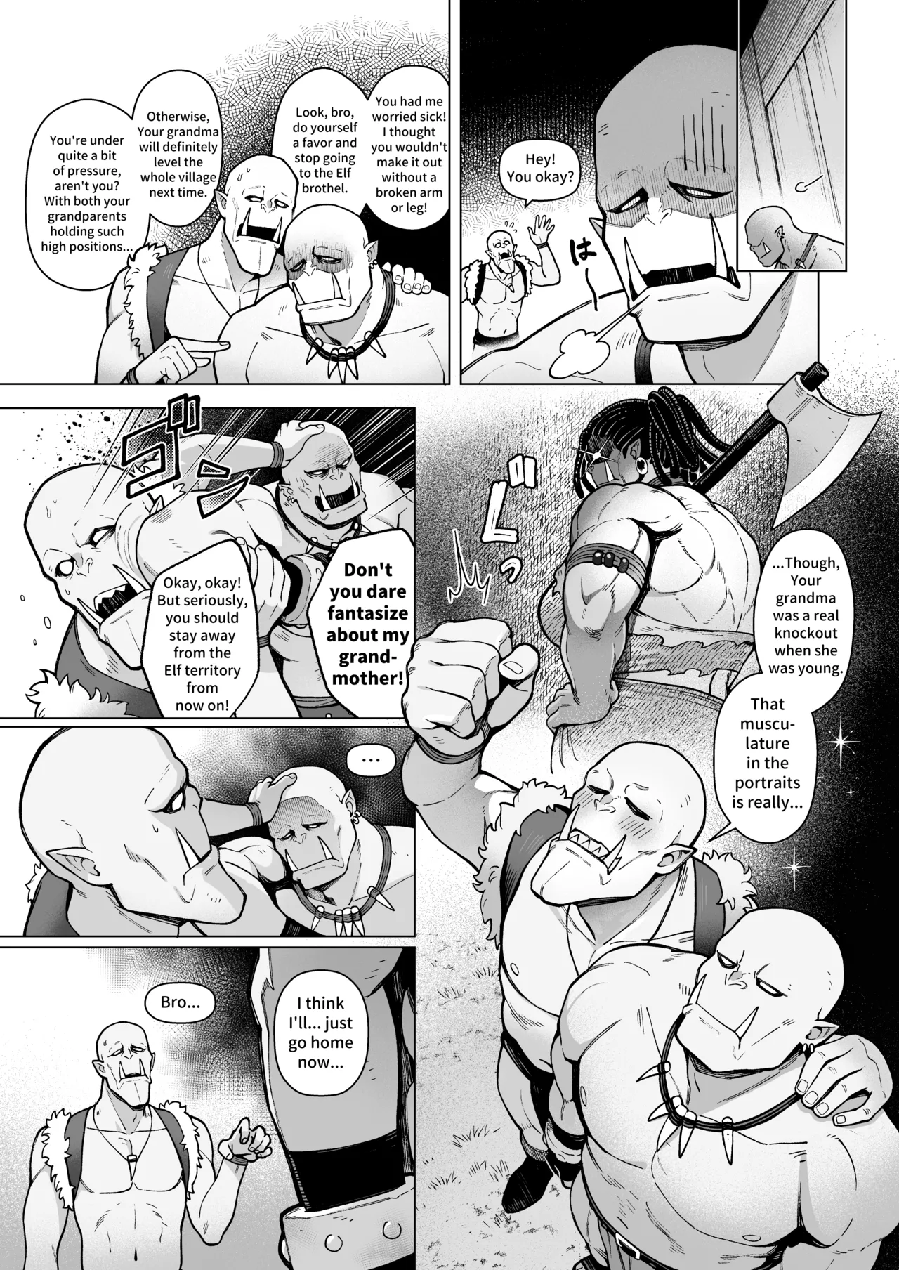 Elf Brothel Room No.3 Laycey ~A Virgin Orc Requested a Dark-Skinned Elf~ 2 page 11