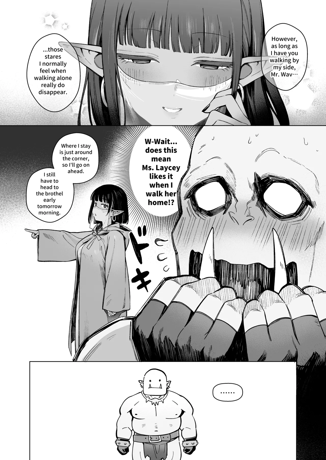 Elf Brothel Room No.3 Laycey ~A Virgin Orc Requested a Dark-Skinned Elf~ 2 page 6