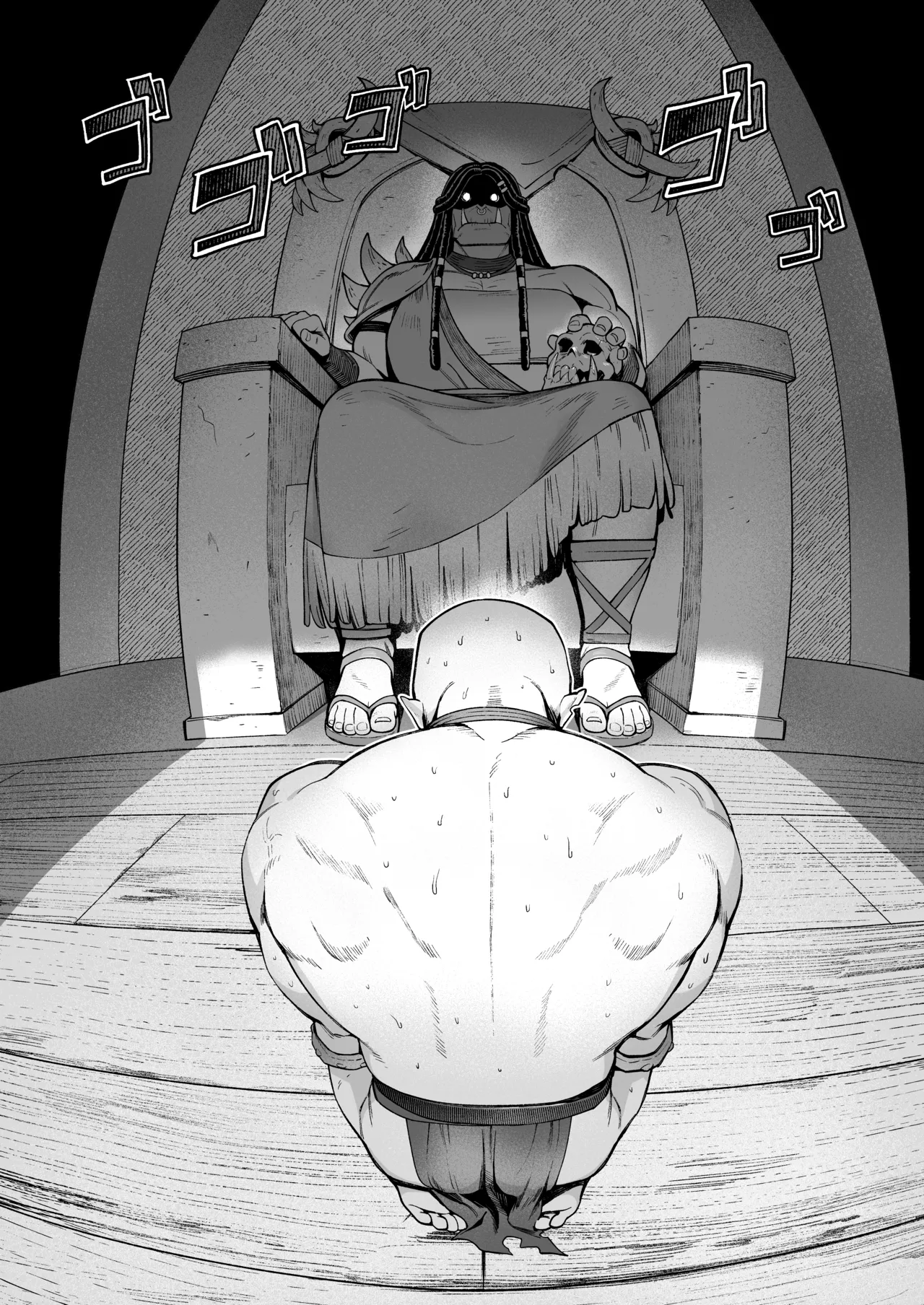 Elf Brothel Room No.3 Laycey ~A Virgin Orc Requested a Dark-Skinned Elf~ 2 page 8