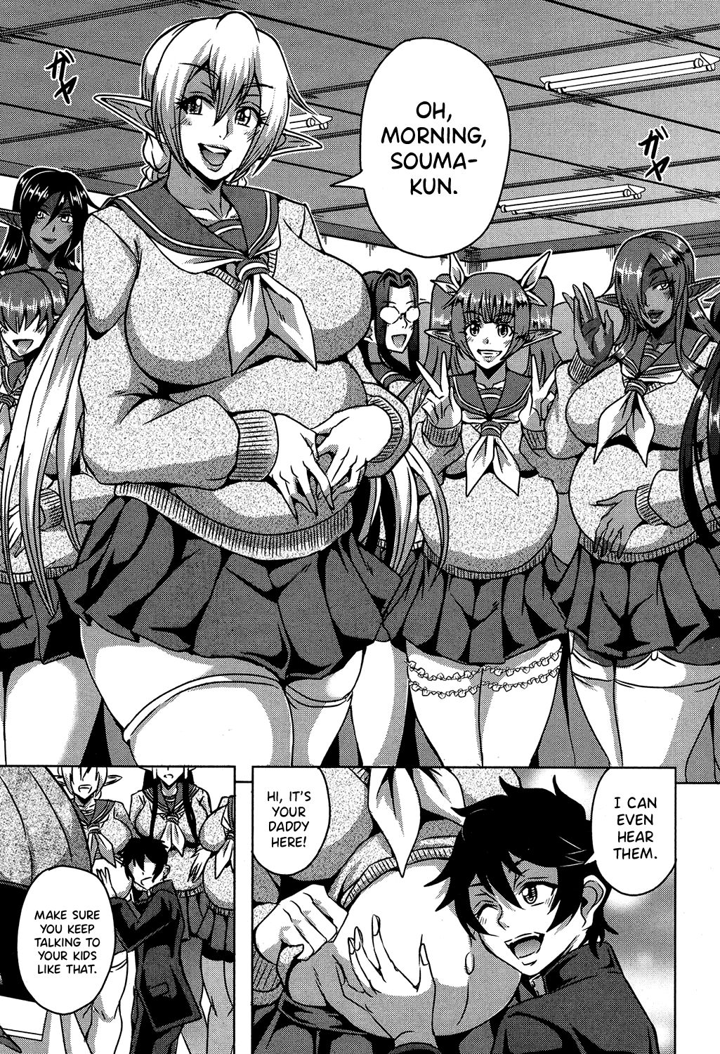 Elf Harem Academia Nangoku Kozukuri Gasshuku Hen page 37
