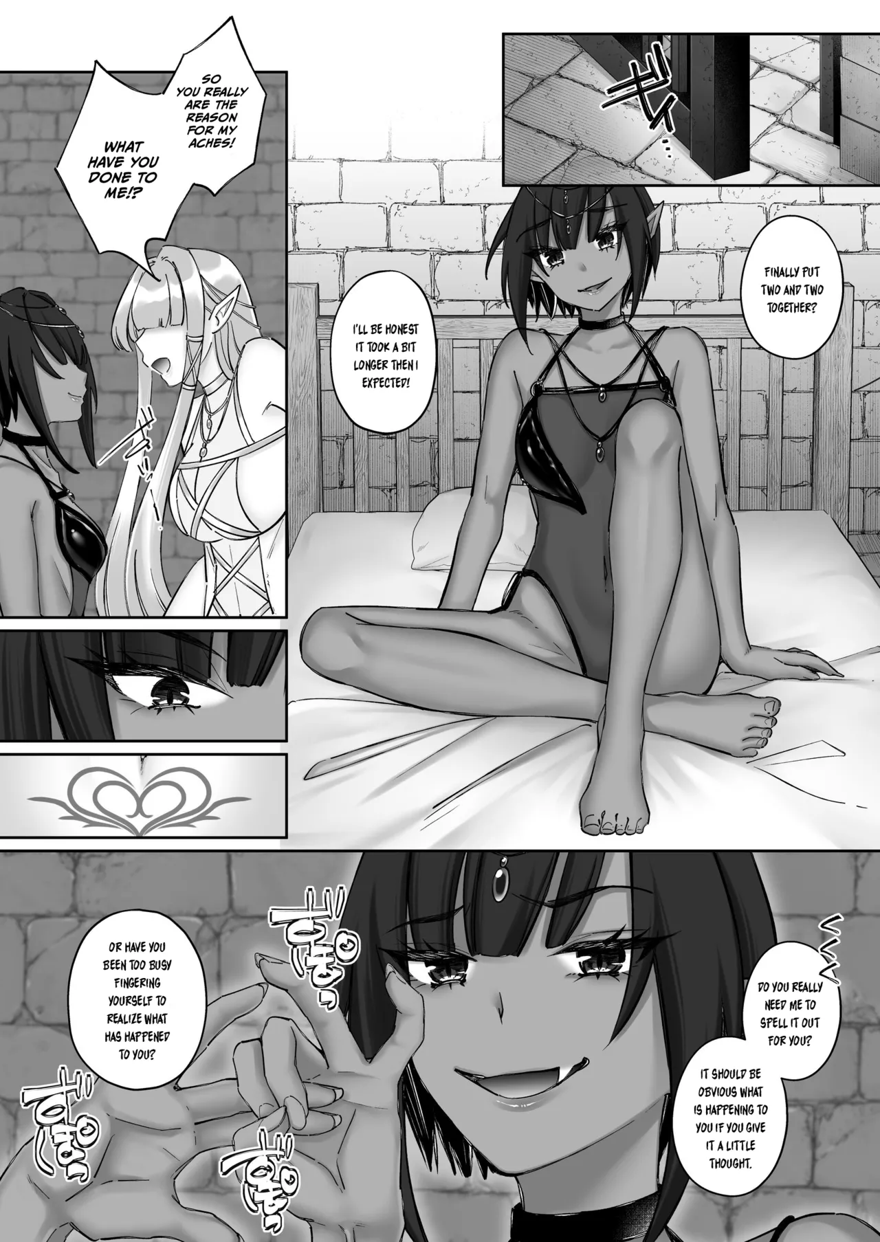 Elf Kanraku ~Elf ni Ecchi na Inmon o Tsukete Les Ochi Saseru~ page 28