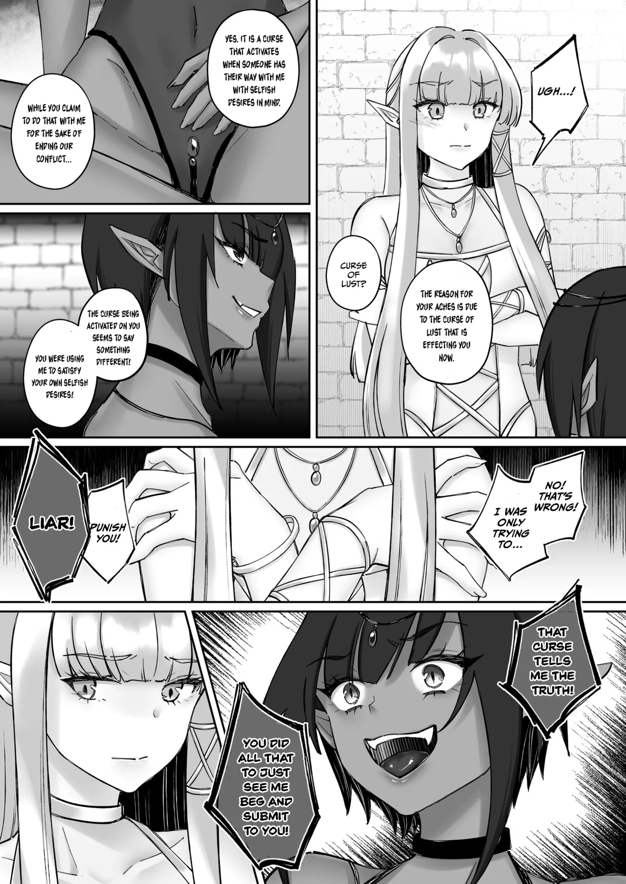 Elf Kanraku ~Elf ni Ecchi na Inmon o Tsukete Les Ochi Saseru~ page 29