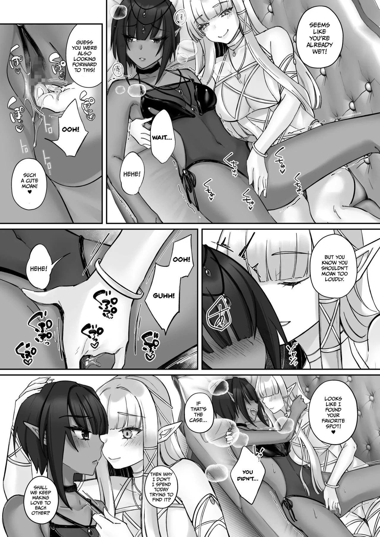 Elf Kanraku ~Elf ni Ecchi na Inmon o Tsukete Les Ochi Saseru~ page 55
