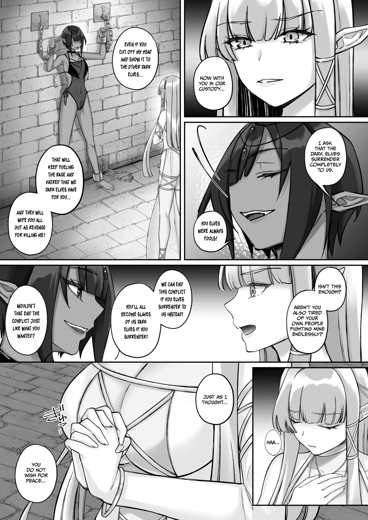 Elf Kanraku ~Elf ni Ecchi na Inmon o Tsukete Les Ochi Saseru~ page 6