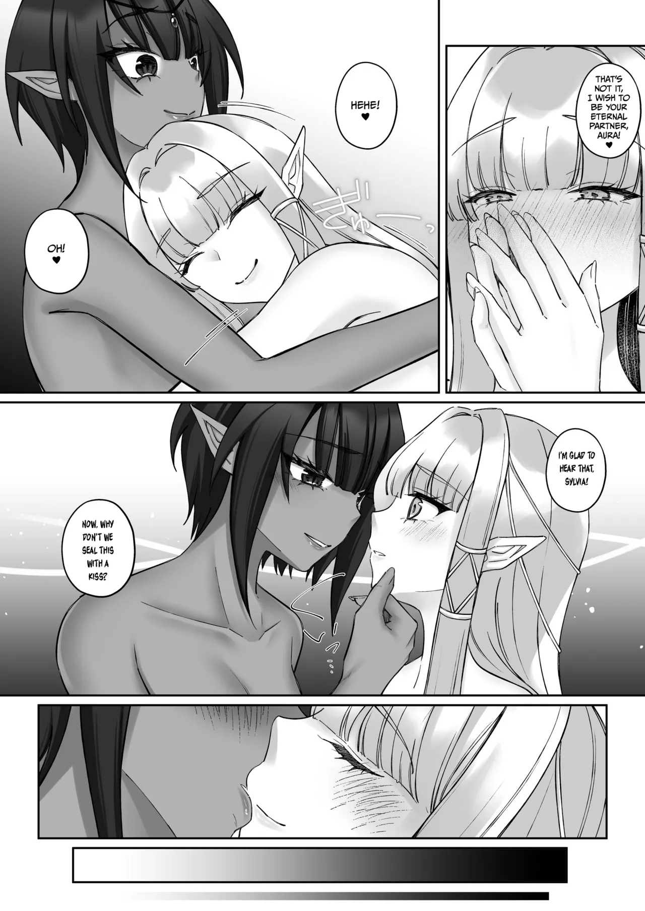 Elf Kanraku ~Elf ni Ecchi na Inmon o Tsukete Les Ochi Saseru~ page 62