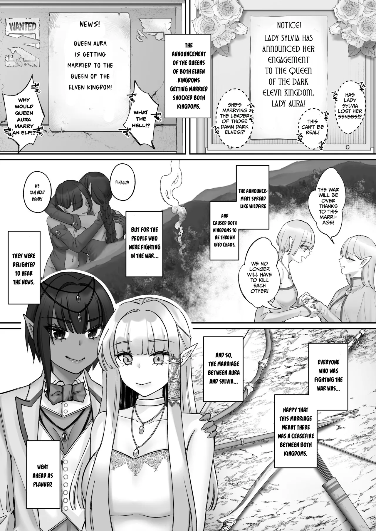 Elf Kanraku ~Elf ni Ecchi na Inmon o Tsukete Les Ochi Saseru~ page 63