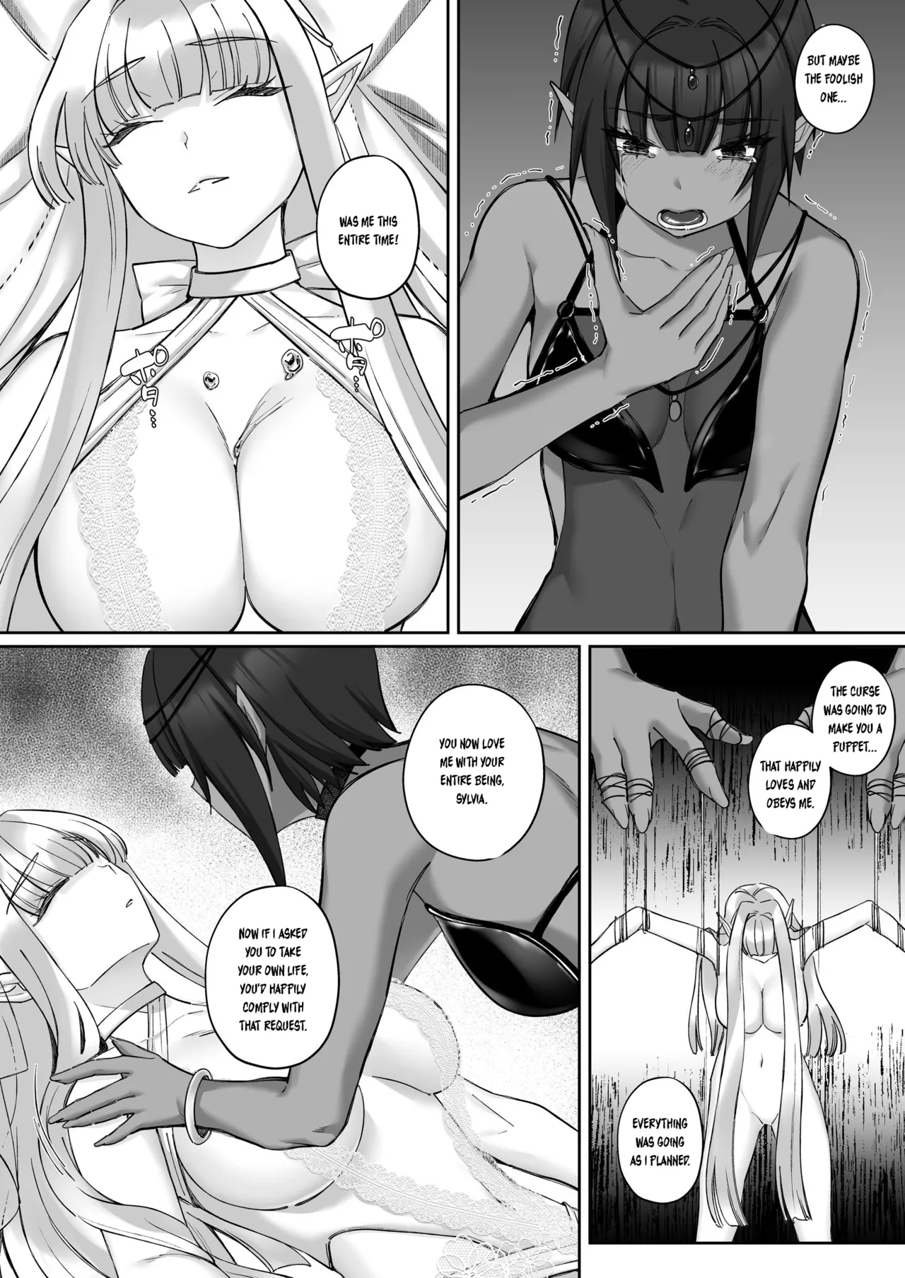 Elf Kanraku ~Elf ni Ecchi na Inmon o Tsukete Les Ochi Saseru~ page 66