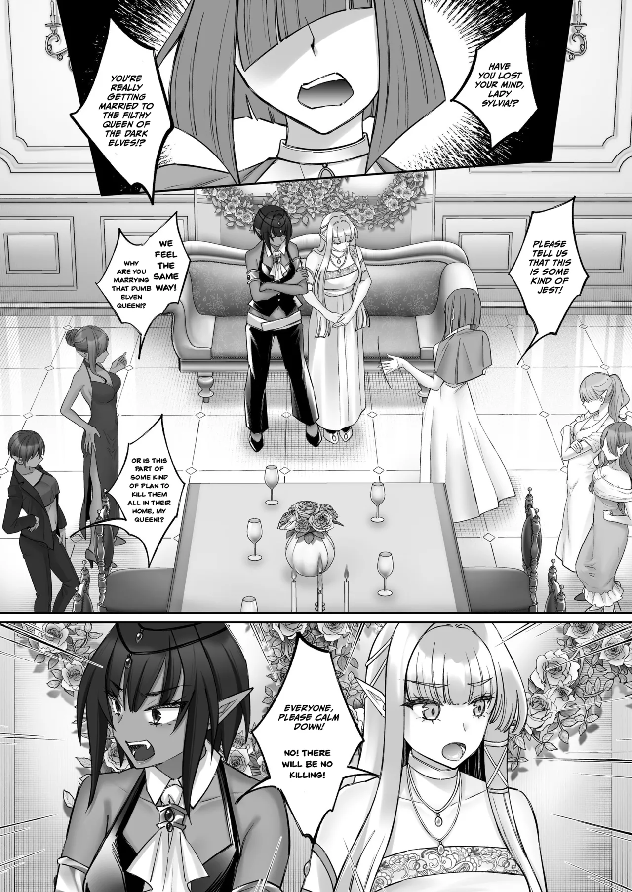 Elf Kanraku ~Elf ni Ecchi na Inmon o Tsukete Les Ochi Saseru~ page 83