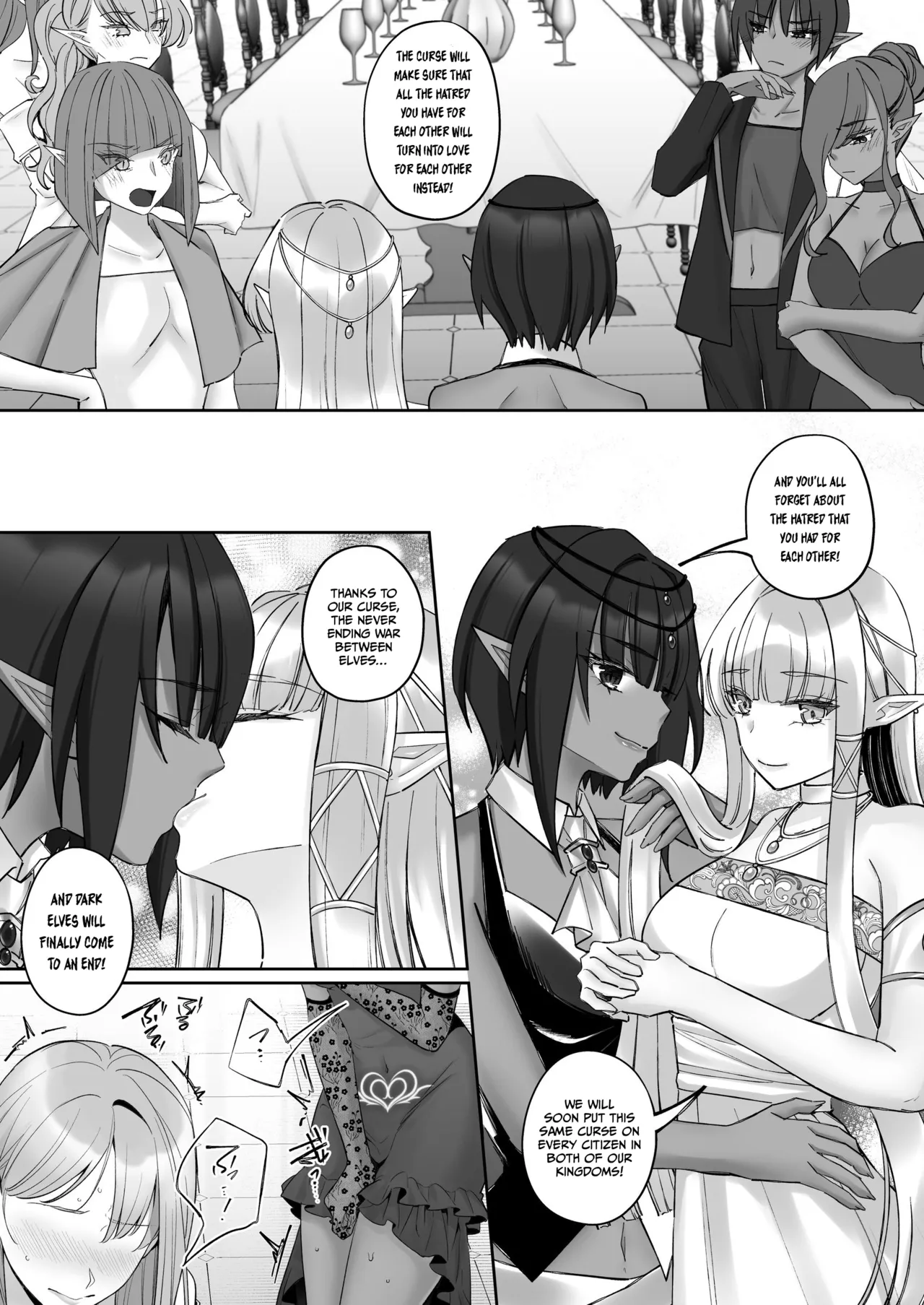Elf Kanraku ~Elf ni Ecchi na Inmon o Tsukete Les Ochi Saseru~ page 85
