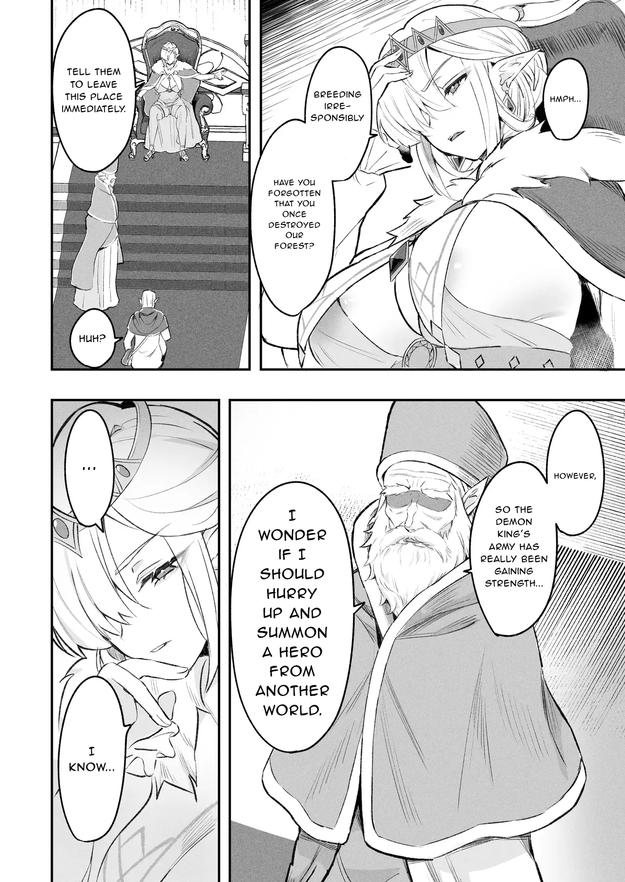 Elf no Joou to Mithril no Chinko - The elf Queen and the Mithril phallus page 3