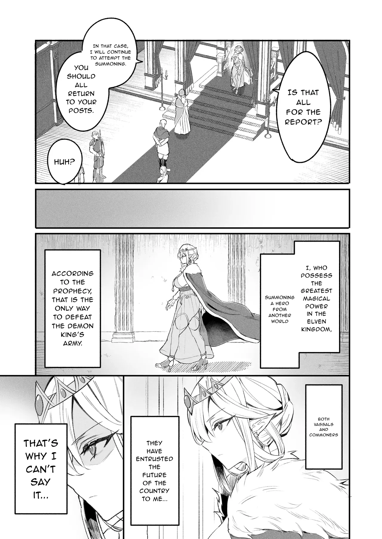 Elf no Joou to Mithril no Chinko - The elf Queen and the Mithril phallus page 4