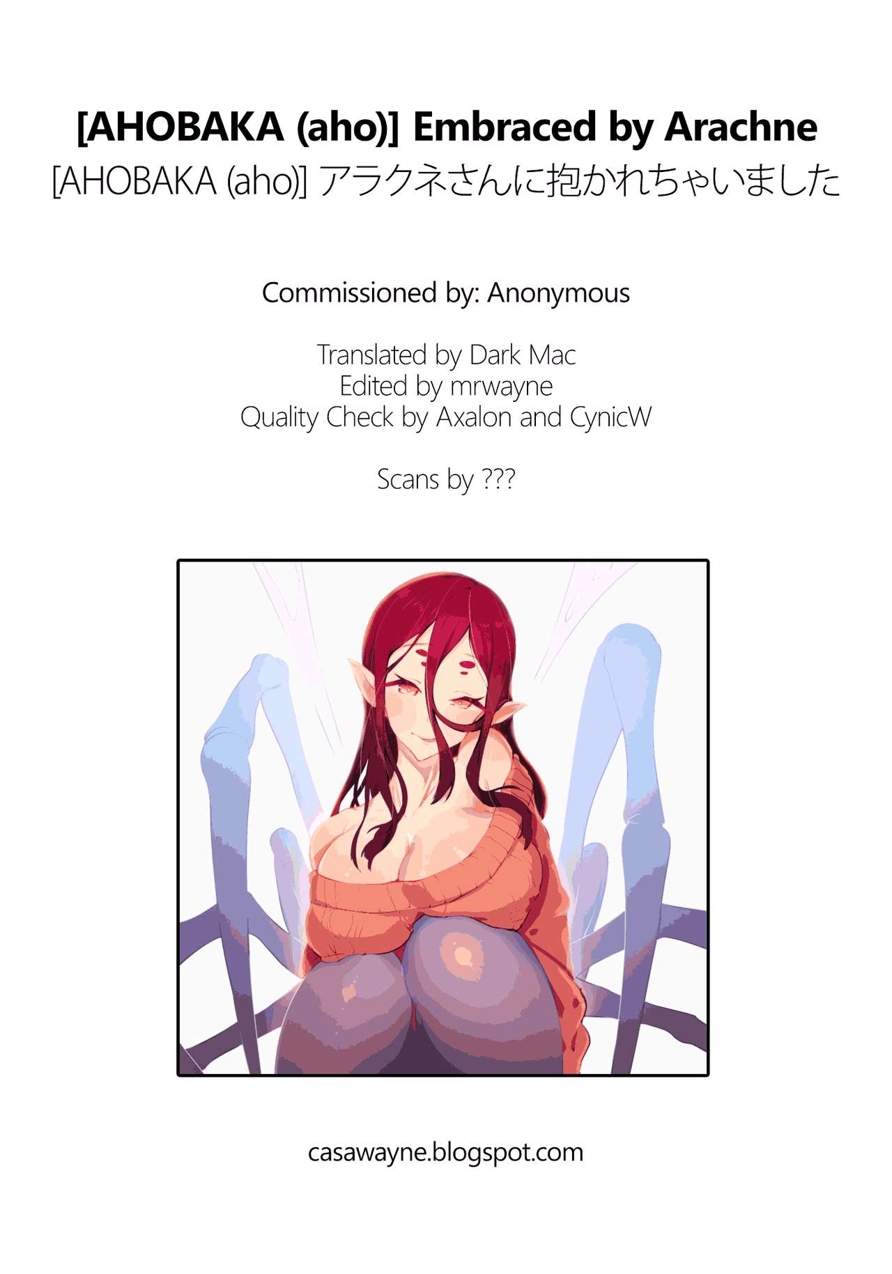 Embraced by Arachne [English] =Dark Mac + CW= page 27