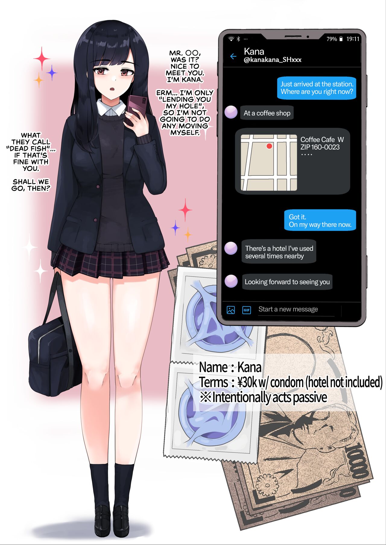 Enkou 4P Harem Musekinin Nakadashi H ~Enjoukousai de Seifuku Shoujo 3-Nin ni Nama de Nakadashi Shimakuru~ page 6