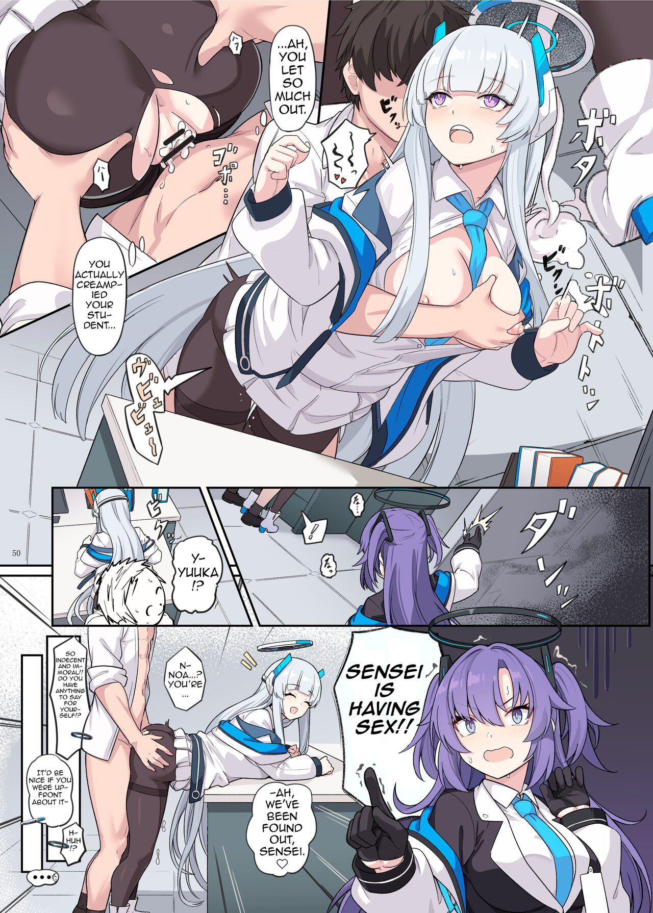 Ero Archive -BlueArch Icha Love Ero Goudou- page 52