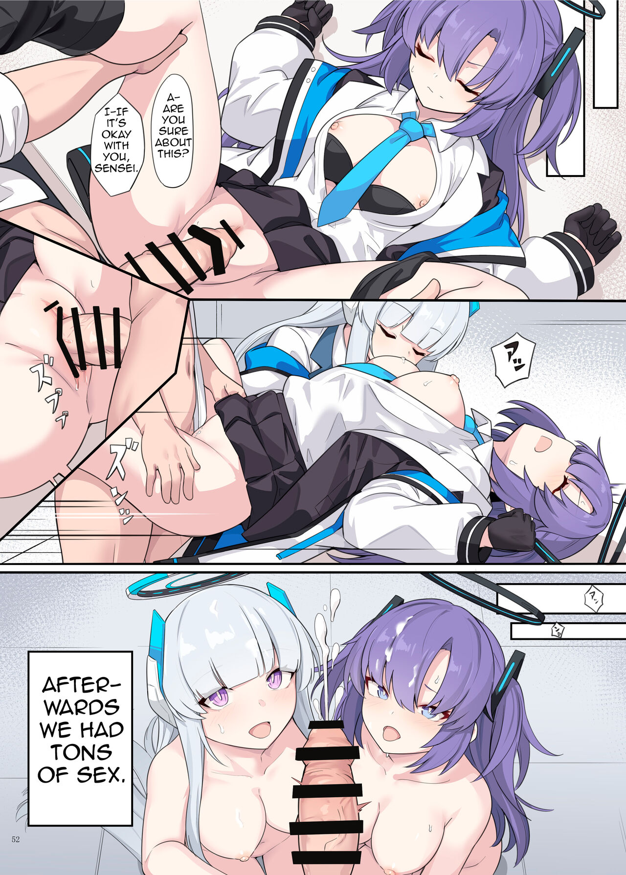 Ero Archive -BlueArch Icha Love Ero Goudou- page 54