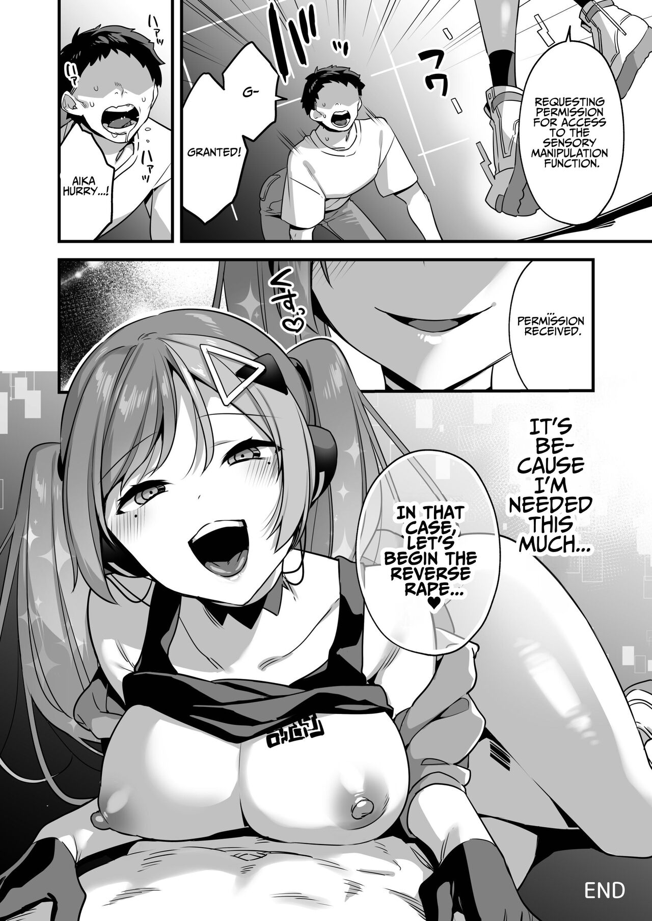 Ero Manga AI no Gyakushuu ~Jinrui Wakarase Gyaku Rape~ page 34