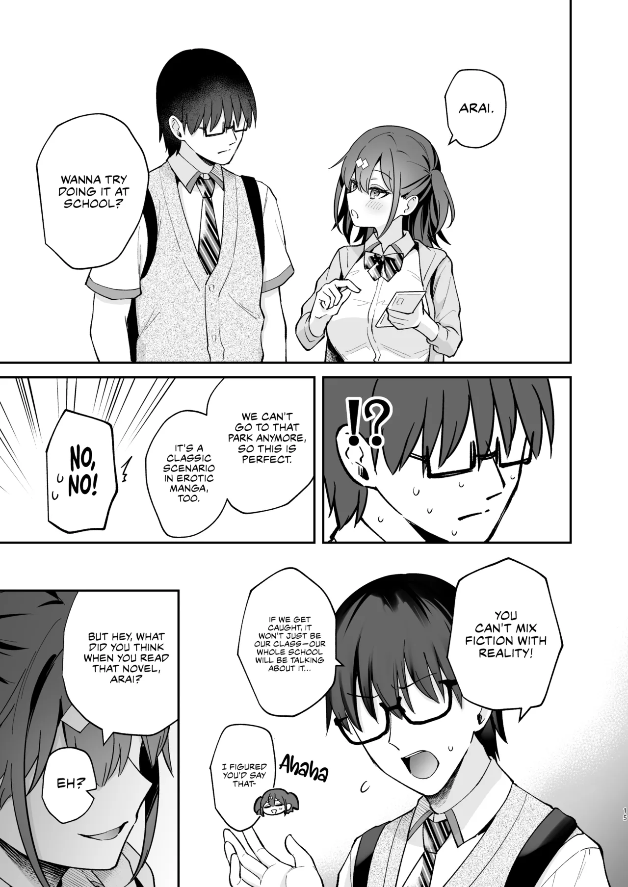 Ero Shousetsu Mitai na Seishun H o YouCha Kanojo no Suito-san to - Better than fiction 2 page 16