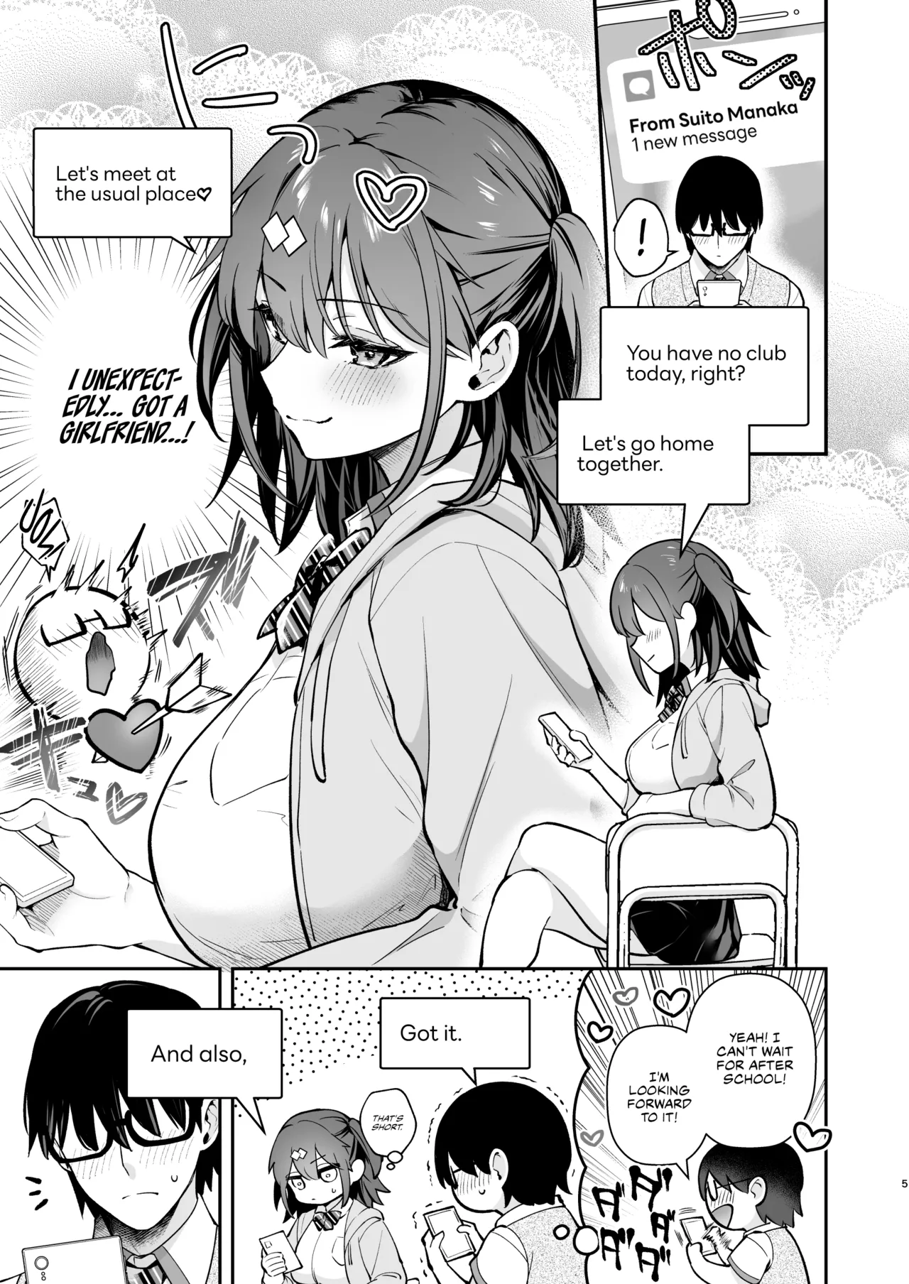 Ero Shousetsu Mitai na Seishun H o YouCha Kanojo no Suito-san to - Better than fiction 2 page 6
