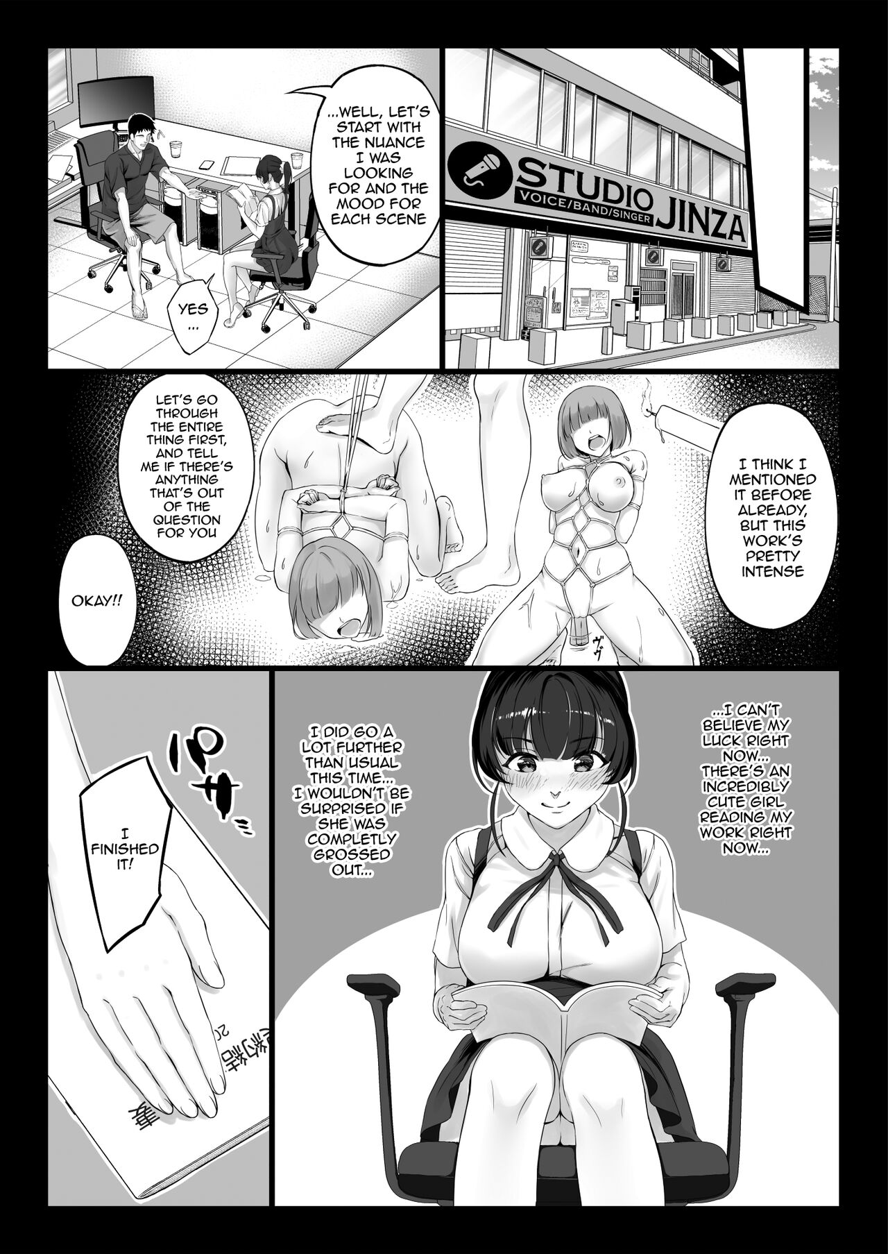 Eroge Seiyuu o Boshuu shitara Mechakucha Eroi Ko to Yareta Hanashi English] page 8